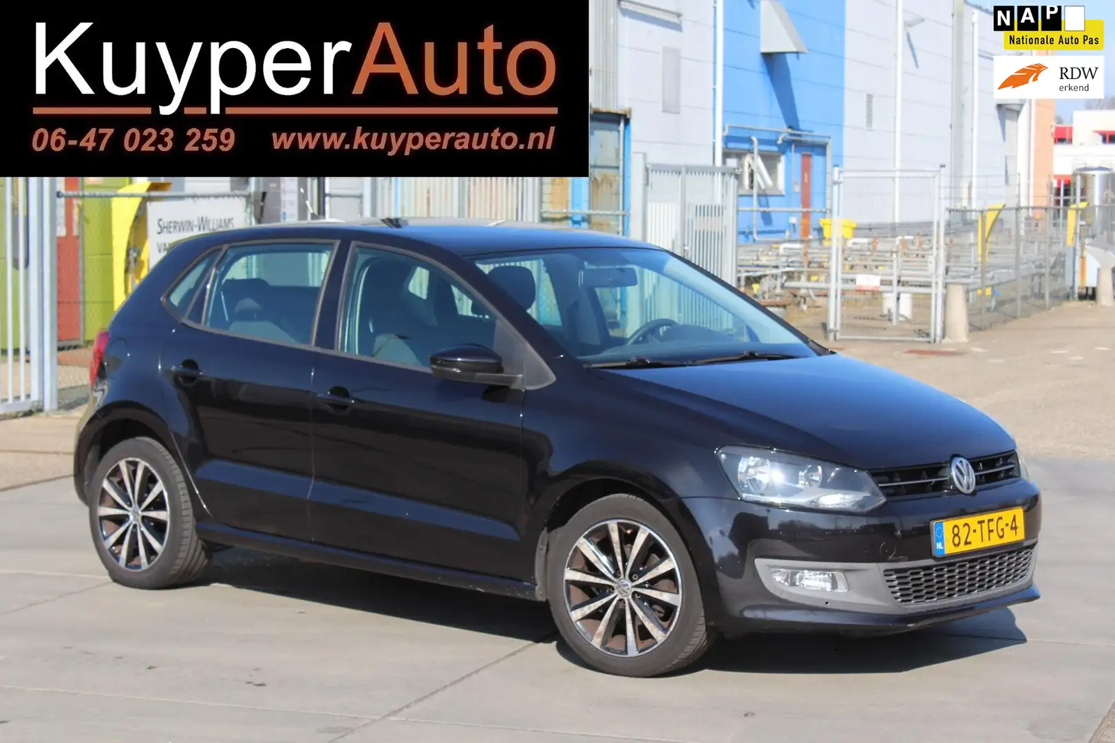Volkswagen Polo 1.2 TSI Comfortline nap 5DRS AIRCO MULTIMEDIA NAVI Noir - 1