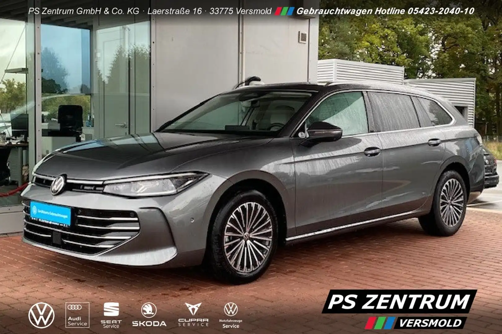 Volkswagen Passat Variant 2.0 TDI DSG Elegance LEDER AHK Navi Grau - 2