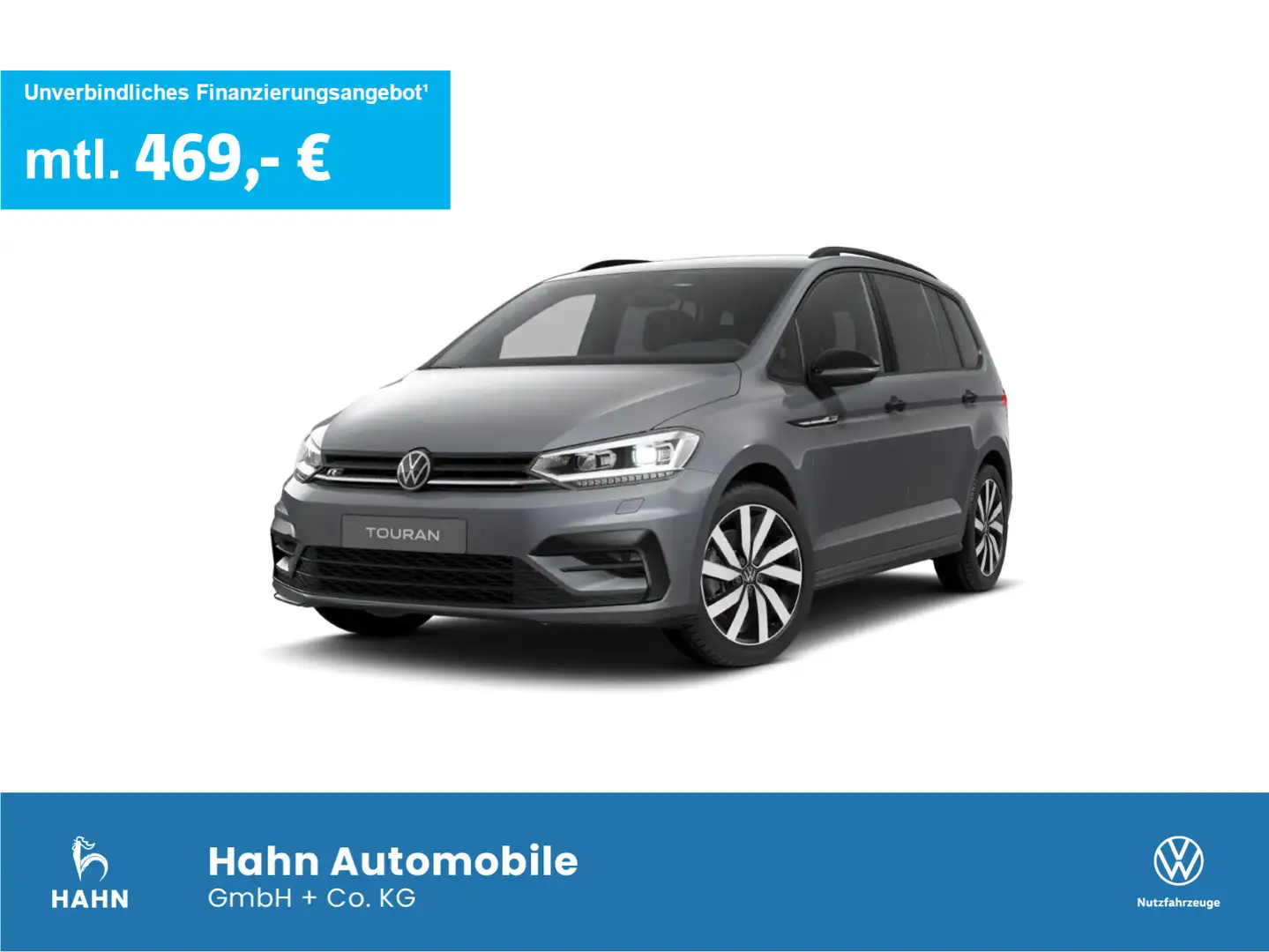 Volkswagen Touran HL R-Line 1,5 TSI DSG 110 KW/150PS AHK Wi Grau - 1