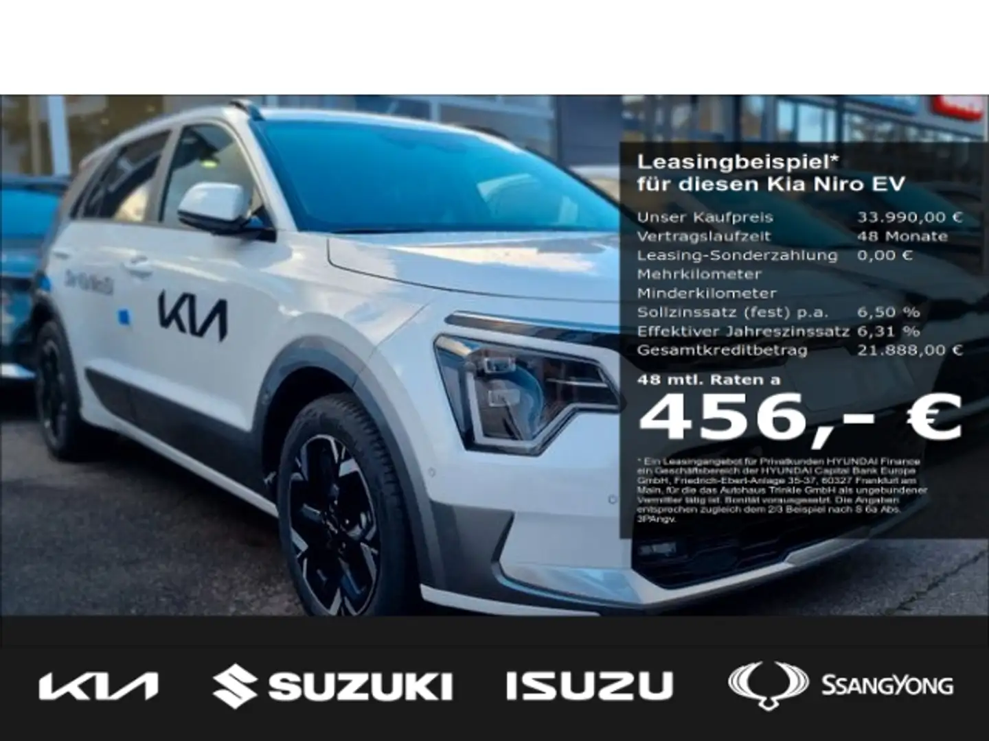 Kia Niro 204 PS Inspiration WP DW TEC REX SD STL HUD Navi d Weiß - 1
