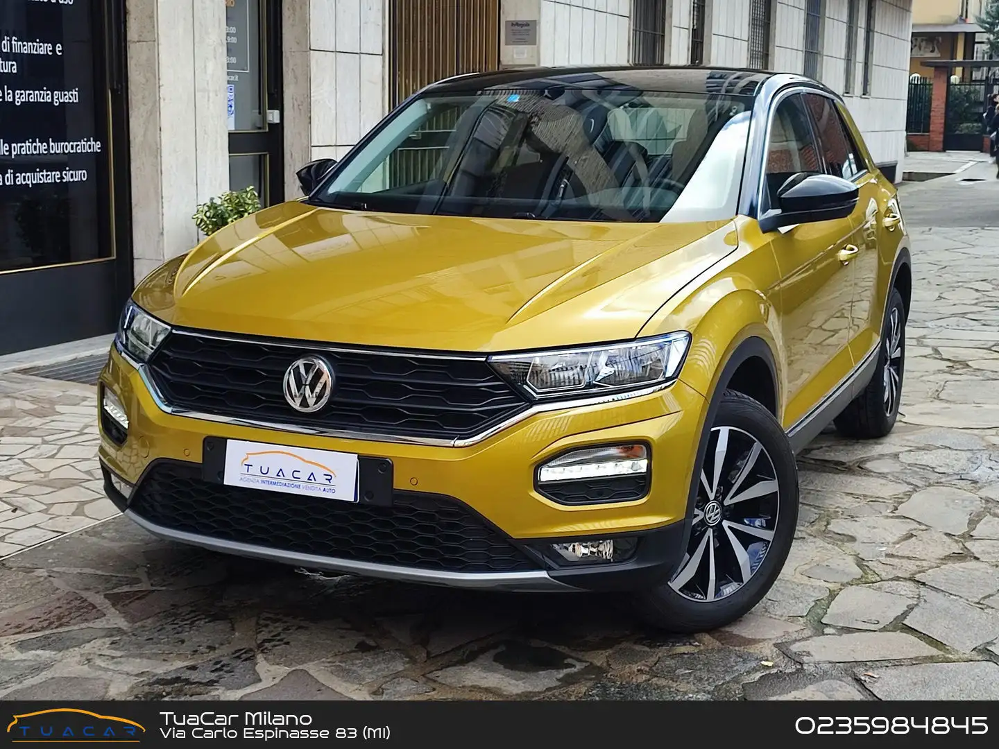 Volkswagen T-Roc 1.0 TSI Style Jaune - 1