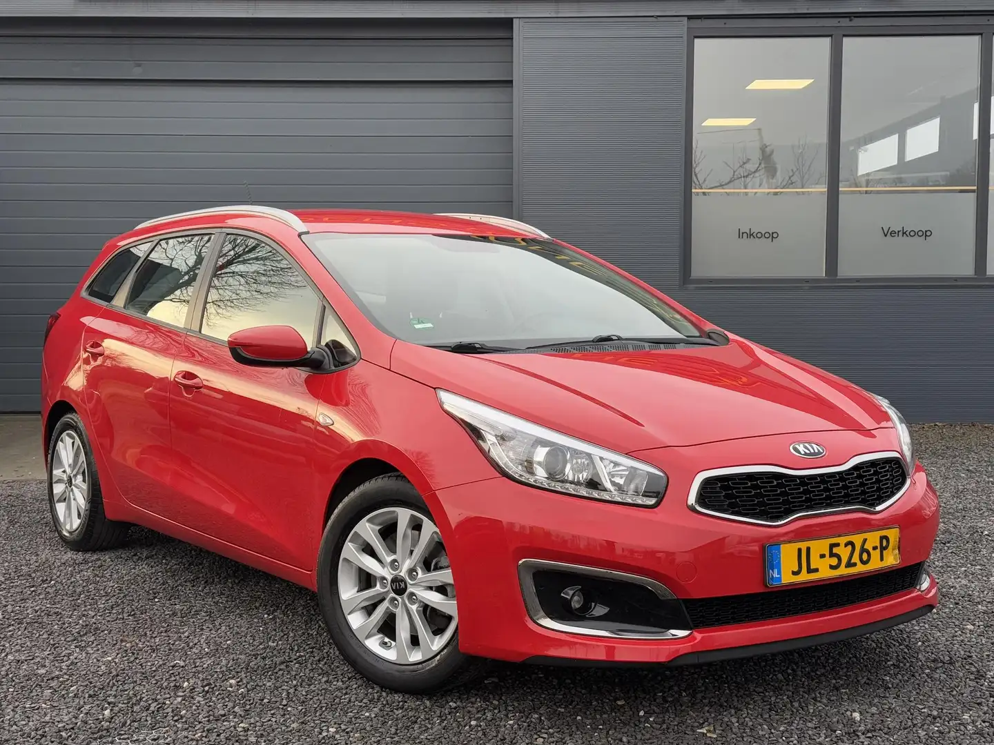 Kia Ceed / cee'd 1.0 T-GDi First Edition 2e Eigenaar,Navi,Airco,Cru Rood - 2
