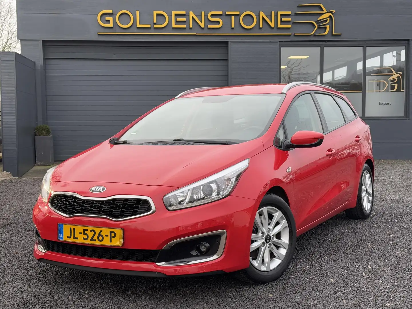 Kia Ceed / cee'd 1.0 T-GDi First Edition 2e Eigenaar,Navi,Airco,Cru Rood - 1