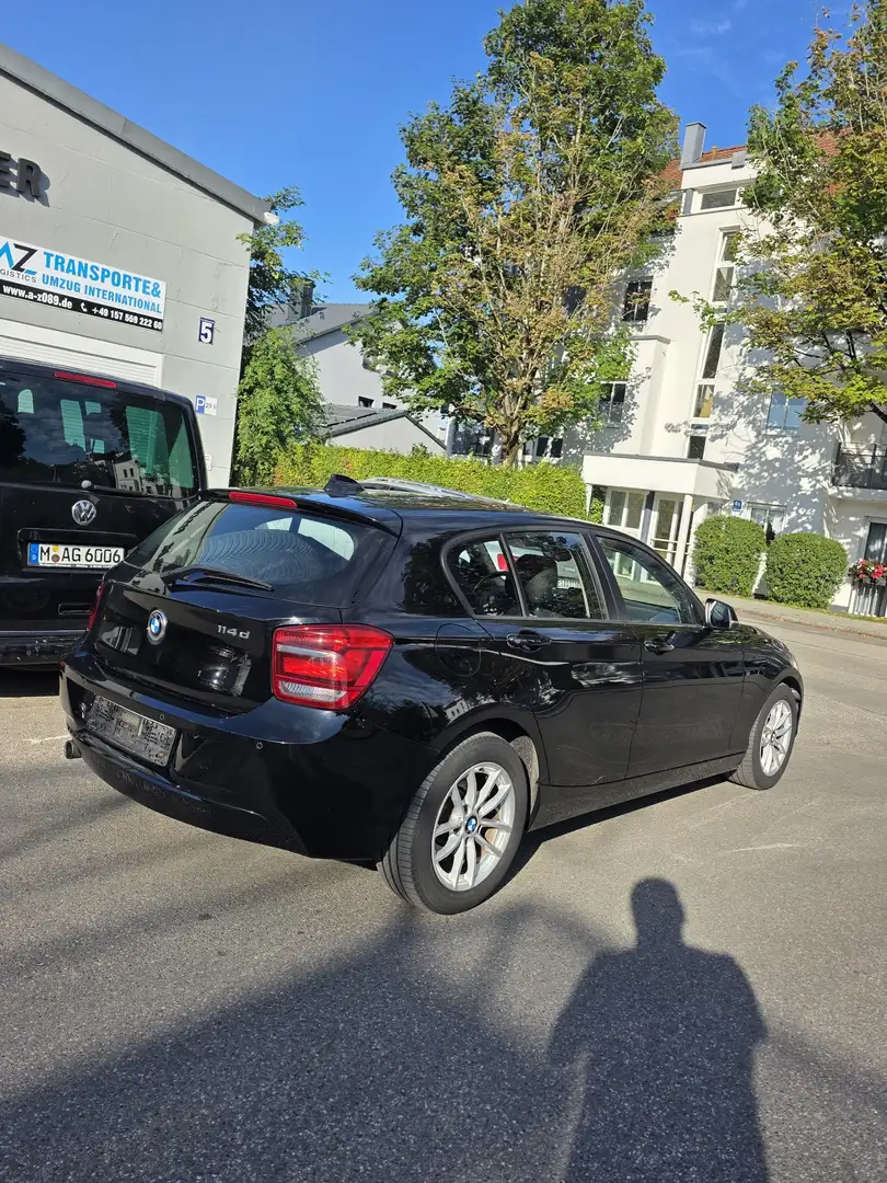 BMW 114 114d,Navigation,Winterreifen,Klima,Sitzh.,TÜV Schwarz - 2