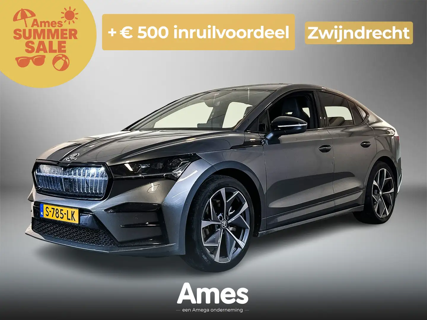 Skoda Enyaq Coupé iV 80 RS 300pk | 21" lichtmetalen velgen | W Grau - 1