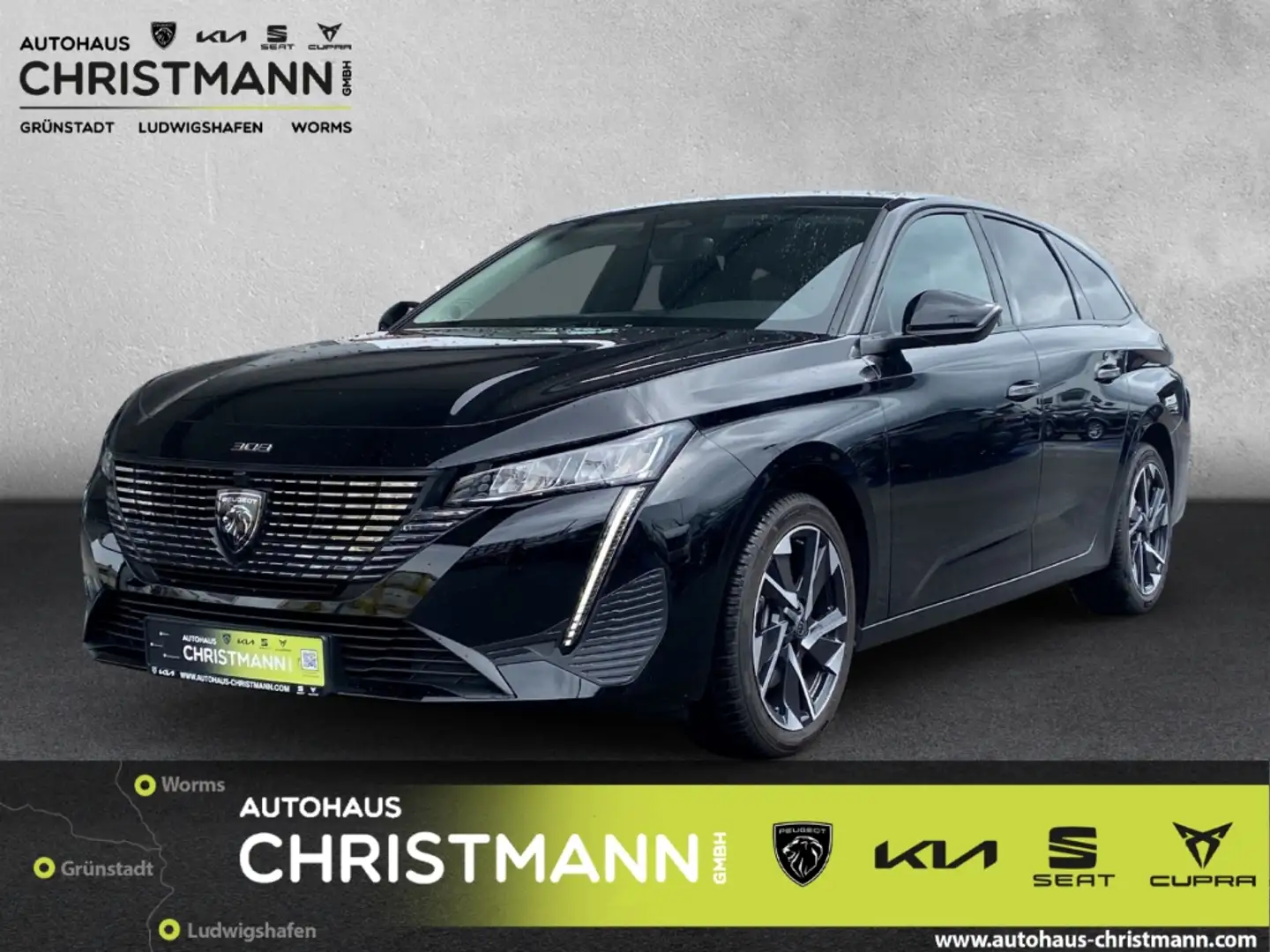 Peugeot 308 SW Allure 1.2 PureTech 130 EU6e *ACC*Navi*Sitzheiz Noir - 1