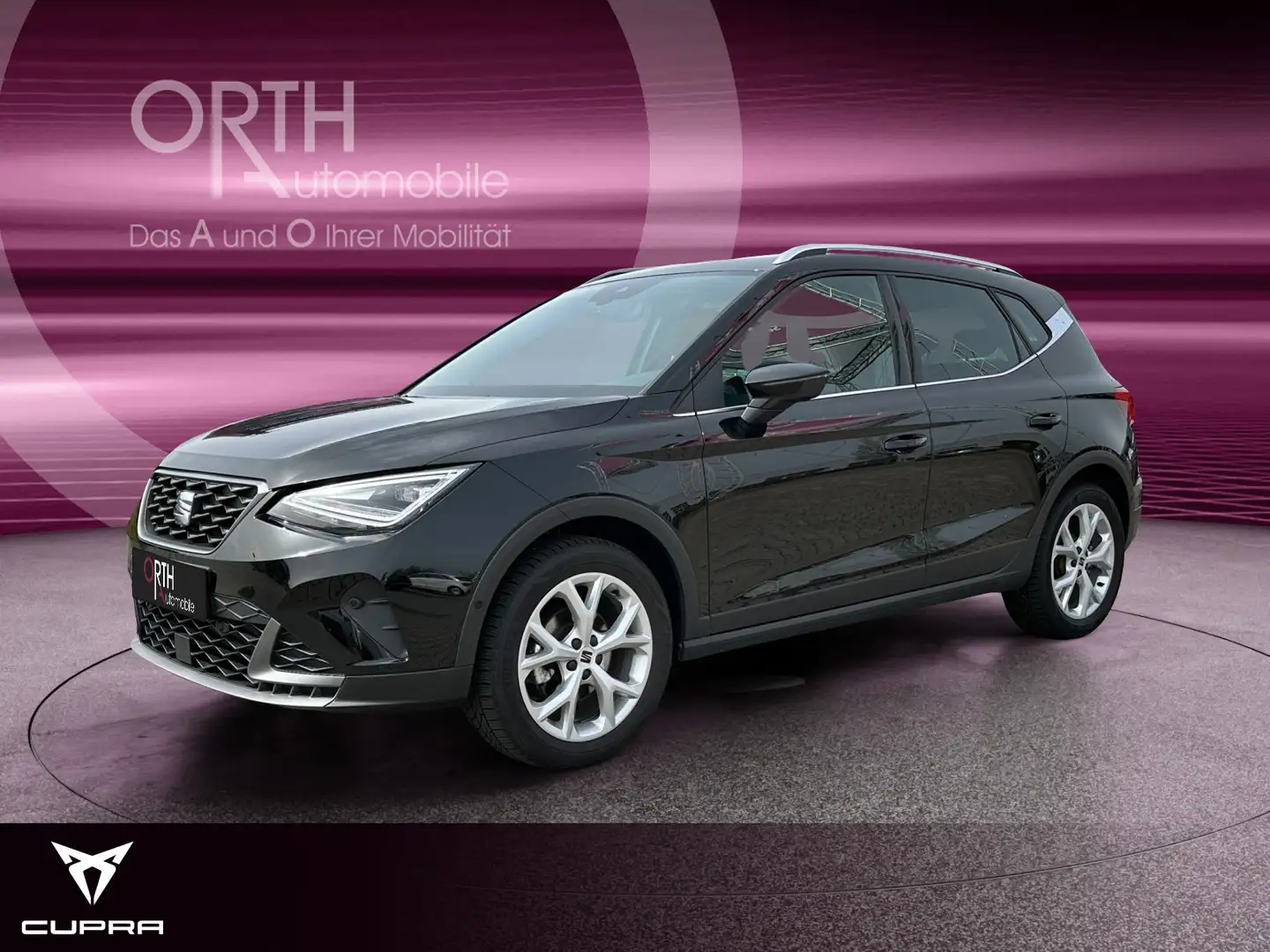 SEAT Arona FR- 1.0TSI 110PS DSG VOLL-LED ACC VKZ NAVI Noir - 1