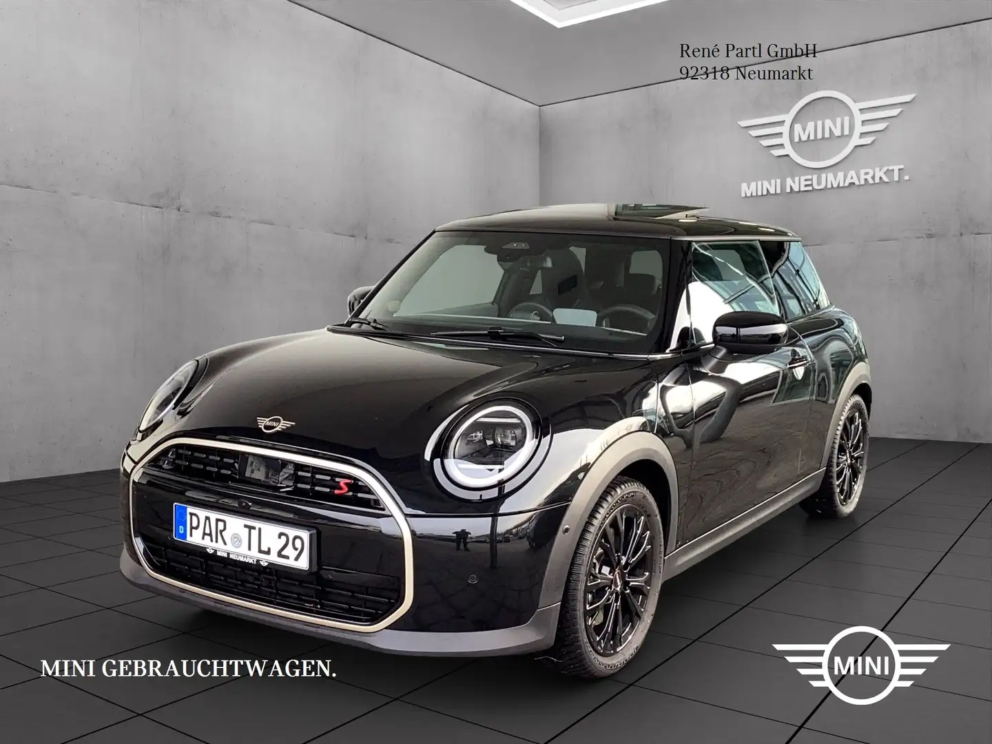 MINI Cooper S 3-Türer DA+ 360° Pano H/K HUD Keyless Černá - 1