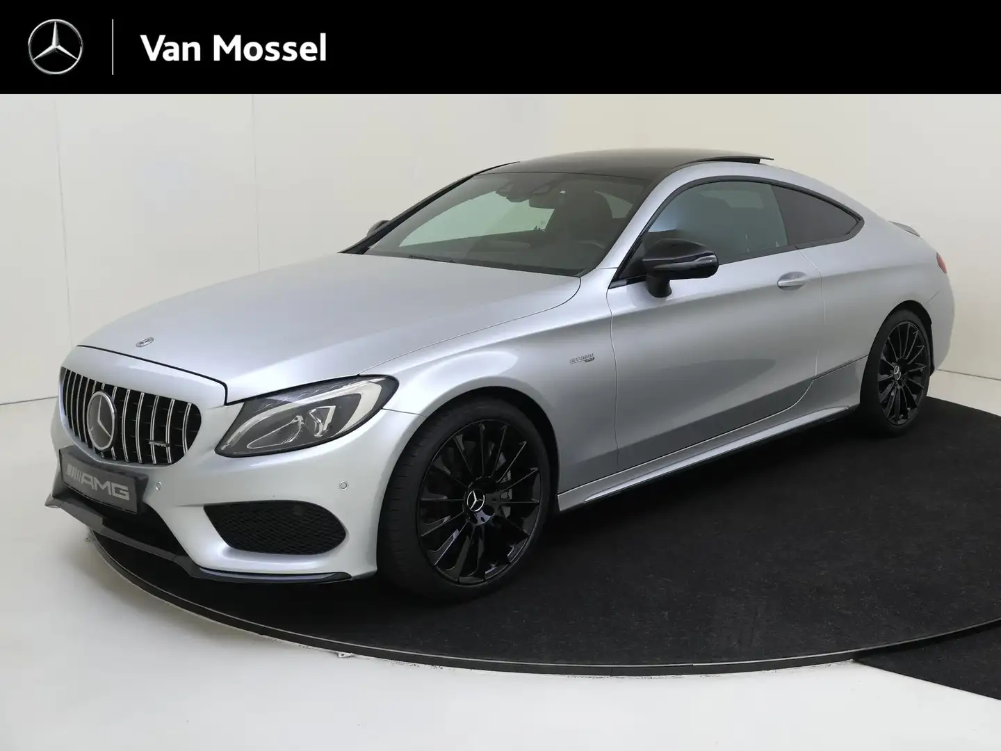 Mercedes-Benz C 43 AMG Coupé 4MATIC / Panoramadak/ Burmester/ Grijs - 1