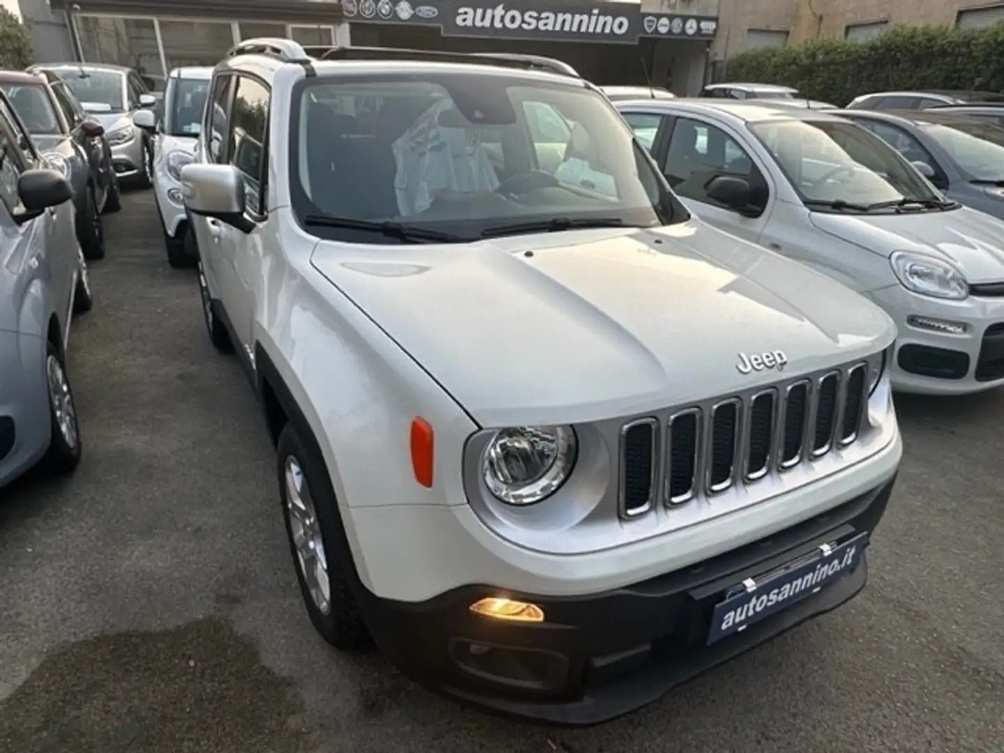 Jeep Renegade 1.6 Mjt 120 CV Limited TETTO APRIBILE NAVI Bianco - 1