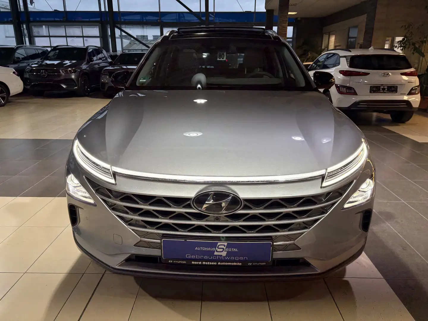 Hyundai NEXO Navi ACC R.Cam LED Leder SHZ Spurassist. Silber - 2