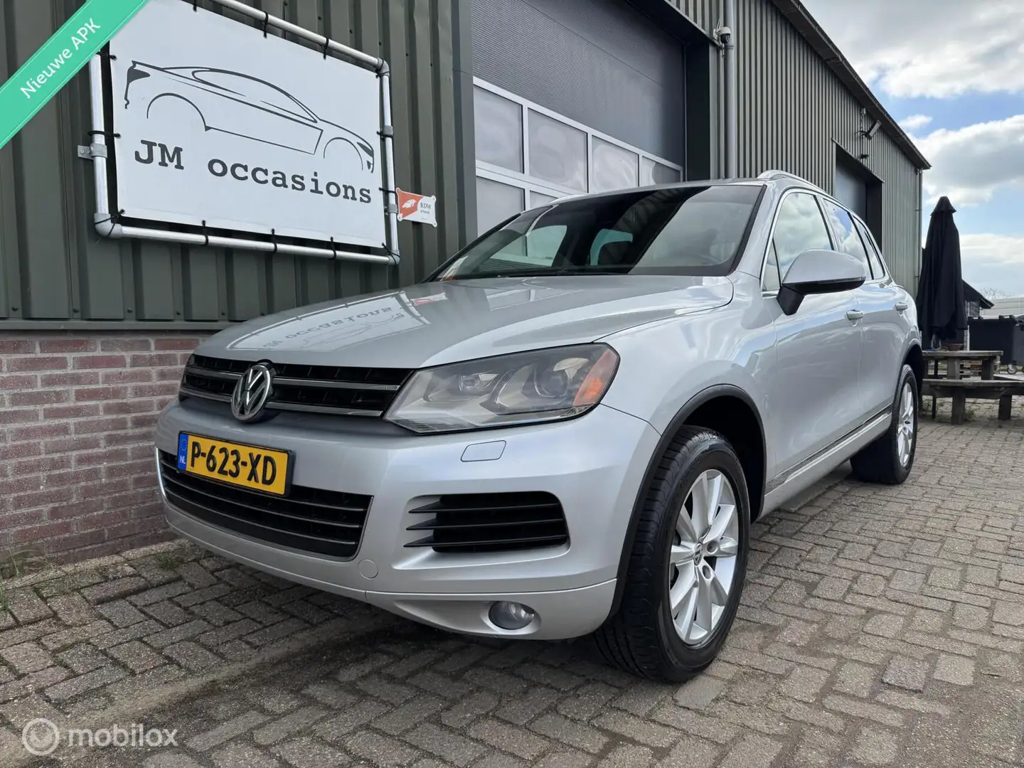 Volkswagen Touareg 3.6 FSI Highline|Clima|Cruise|Leder|BTW auto Grijs - 2