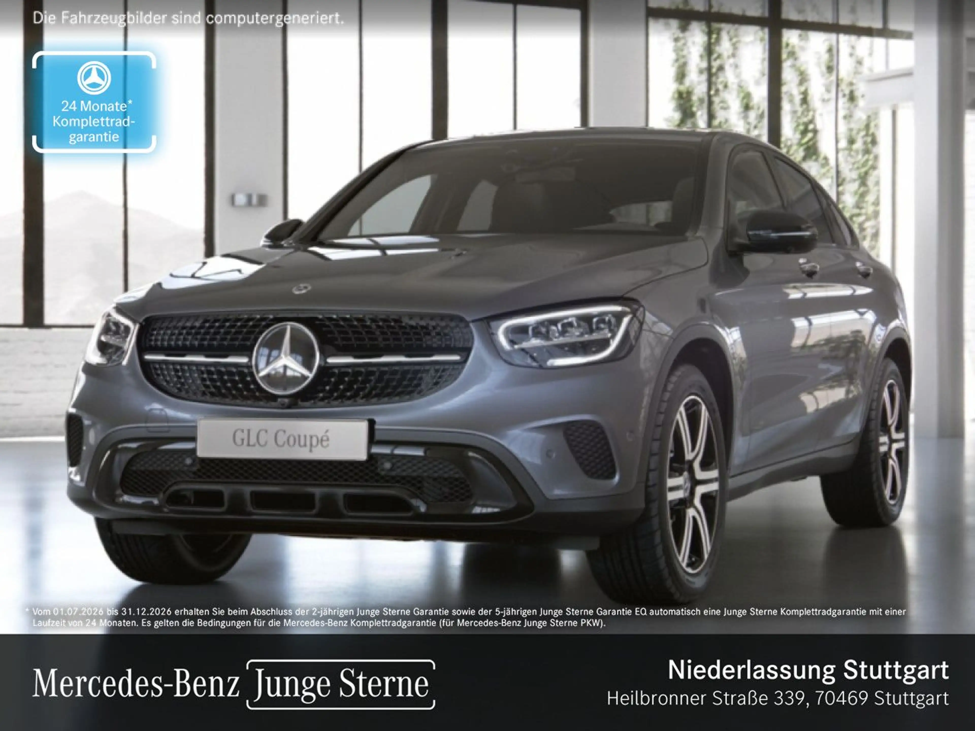 Mercedes-Benz GLC 200 Coupé 4M NIGHT+360+LED+FAHRASS+KEYLESS+9G