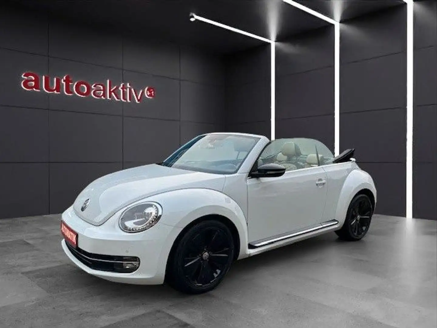 Volkswagen Beetle Cabriolet Exclusive Sport/Bi Xenon/Keyles Biały - 1