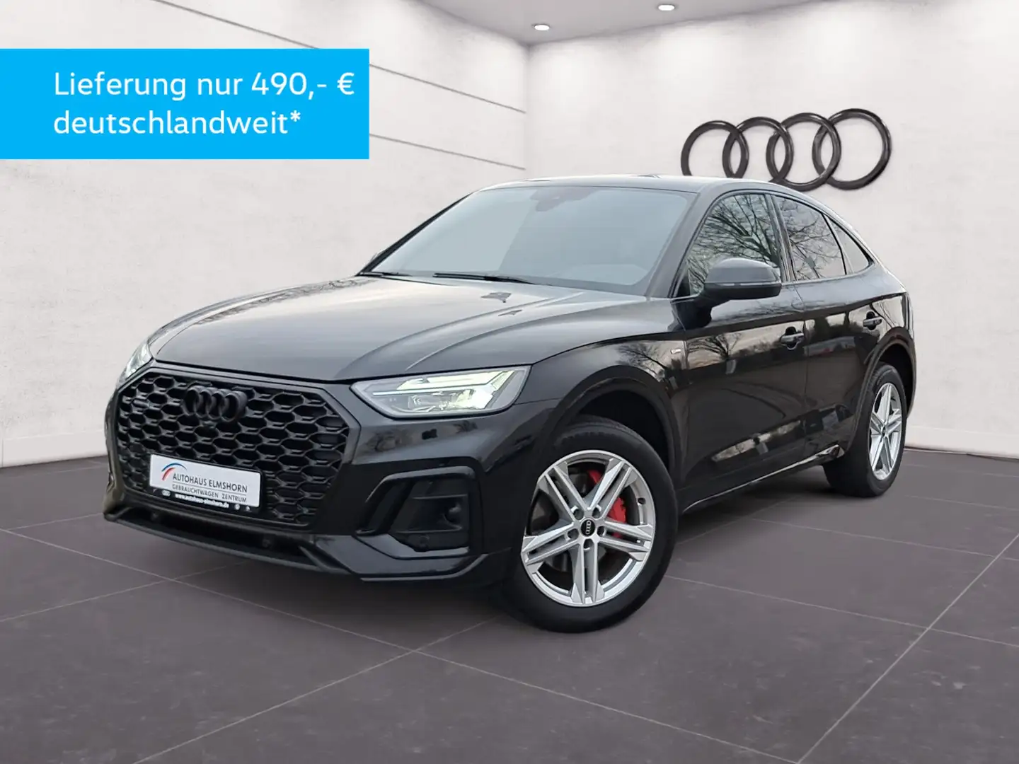 Audi Q5 Sportback S line 40 TDI quattro S tronic AHK NAV Schwarz - 2