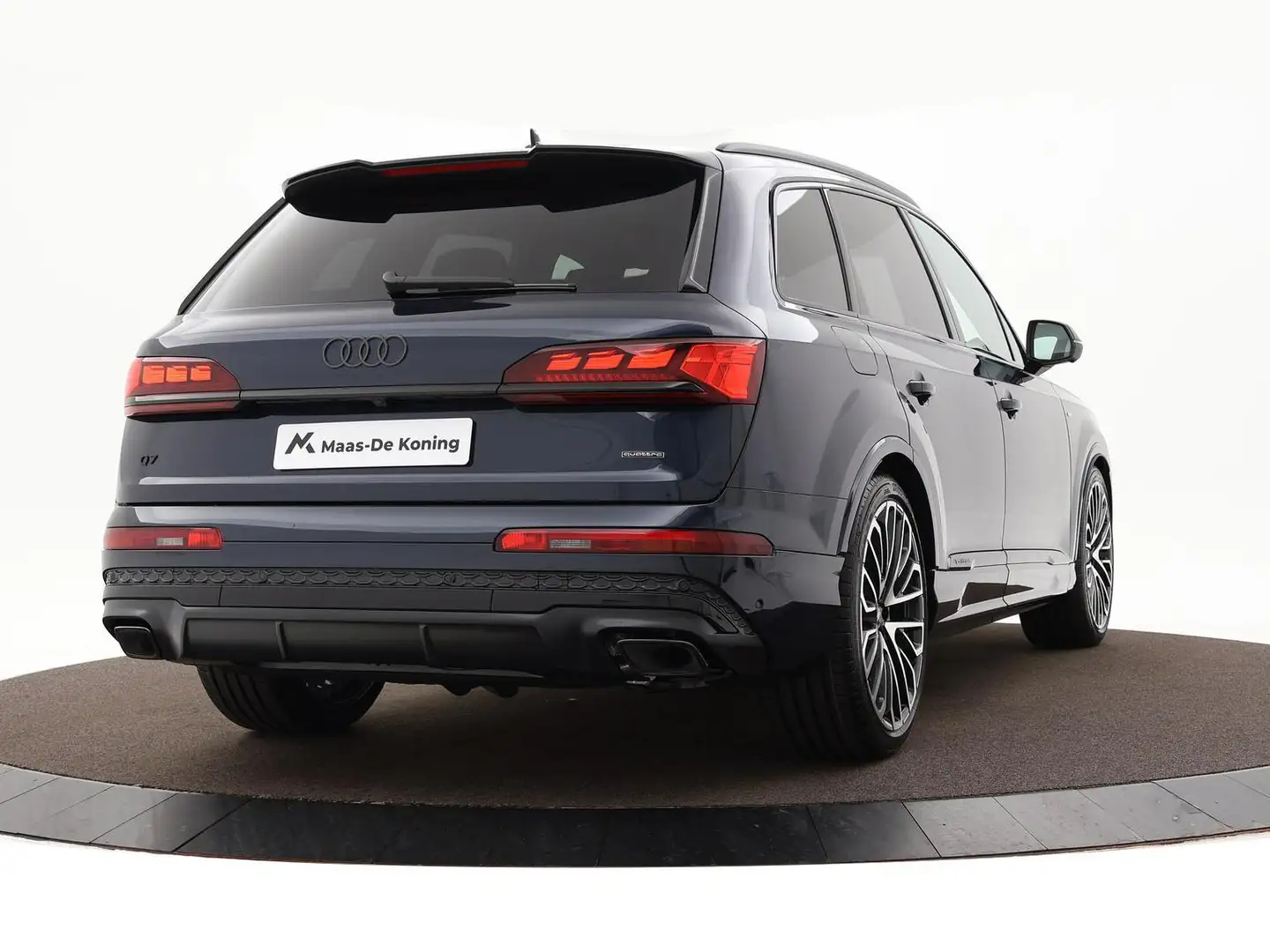 Audi Q7 Pro Line S 55 TFSI e 394 PK · 22" LM Velgen · Head Blau - 2