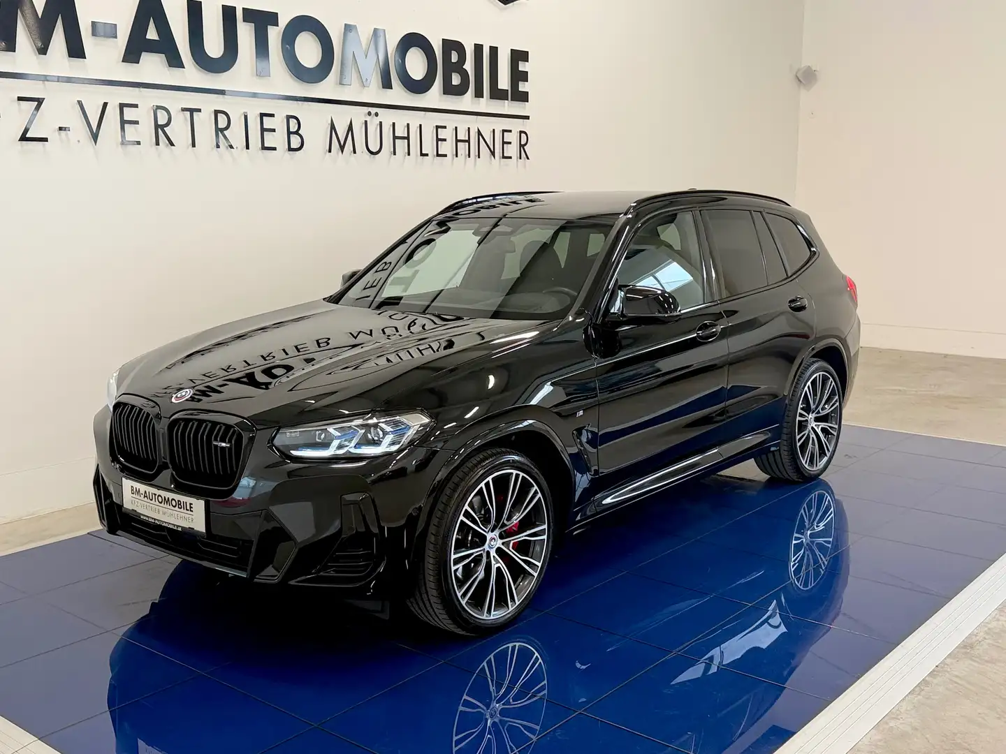 BMW X3 M M40d 48V,Laser,HeadUp,H&K,Sitzlüftung,Carbon, Schwarz - 2