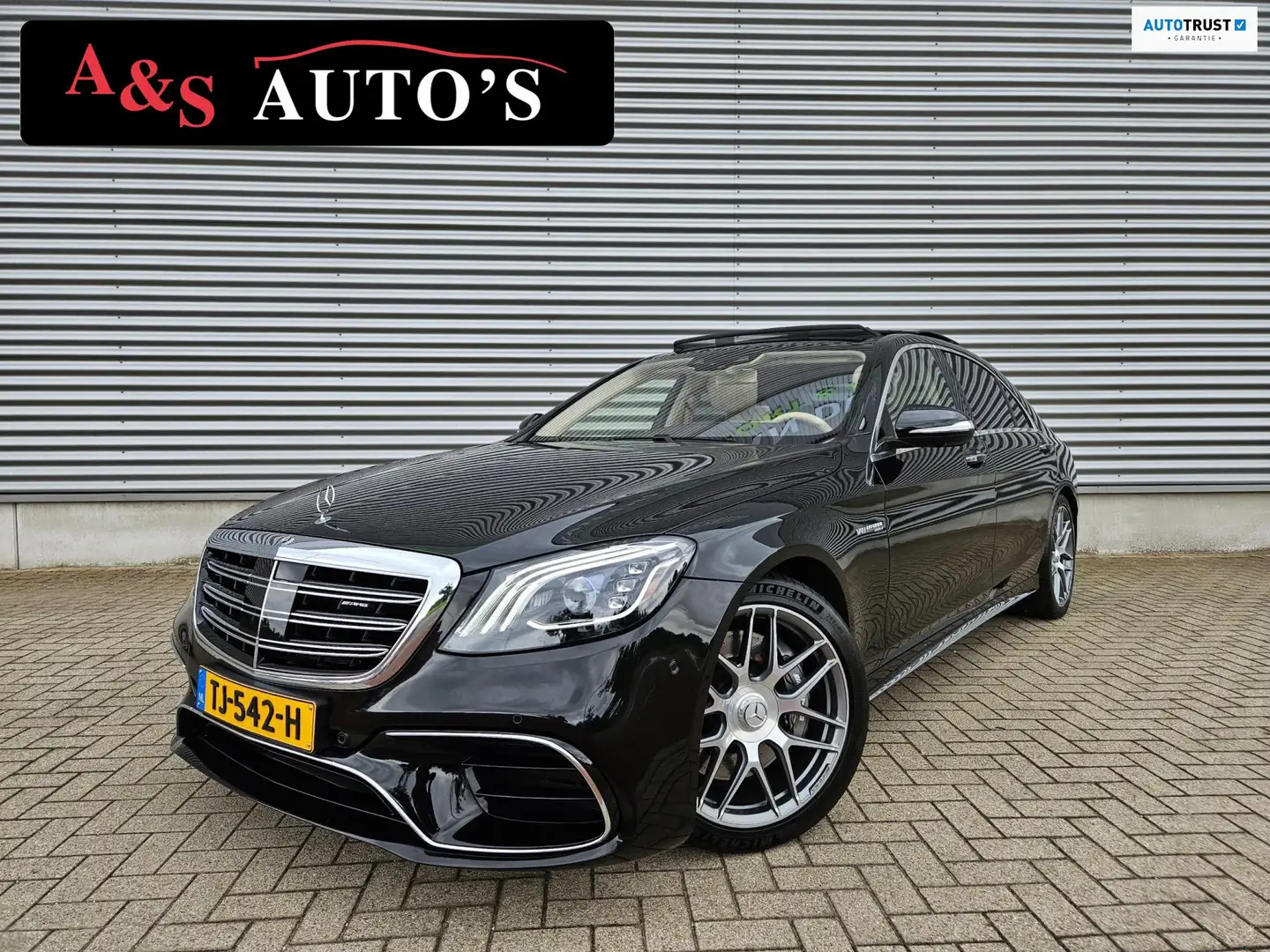 Mercedes-Benz S 63 AMG 4Matic+ Lang Premium Plus Luchtvering Massage 360 Zwart - 1