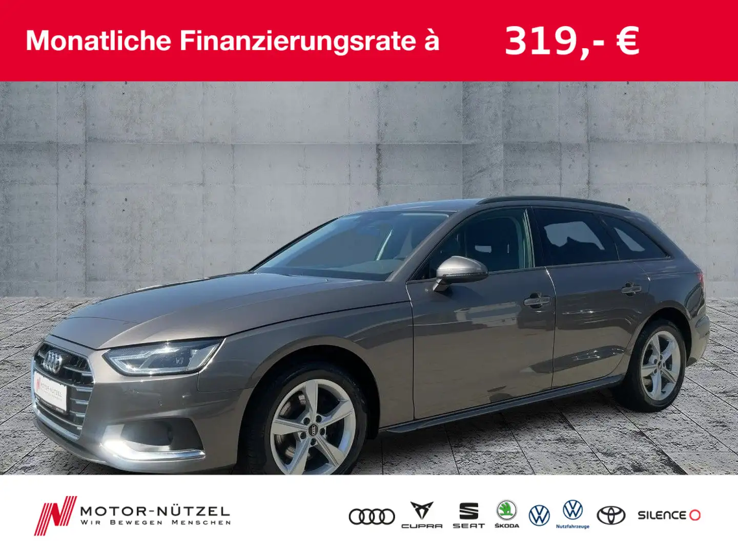 Audi A4 35 TDI S-TR ADVANCED NAVI+2xPDC+ACC+SHZ Grigio - 1