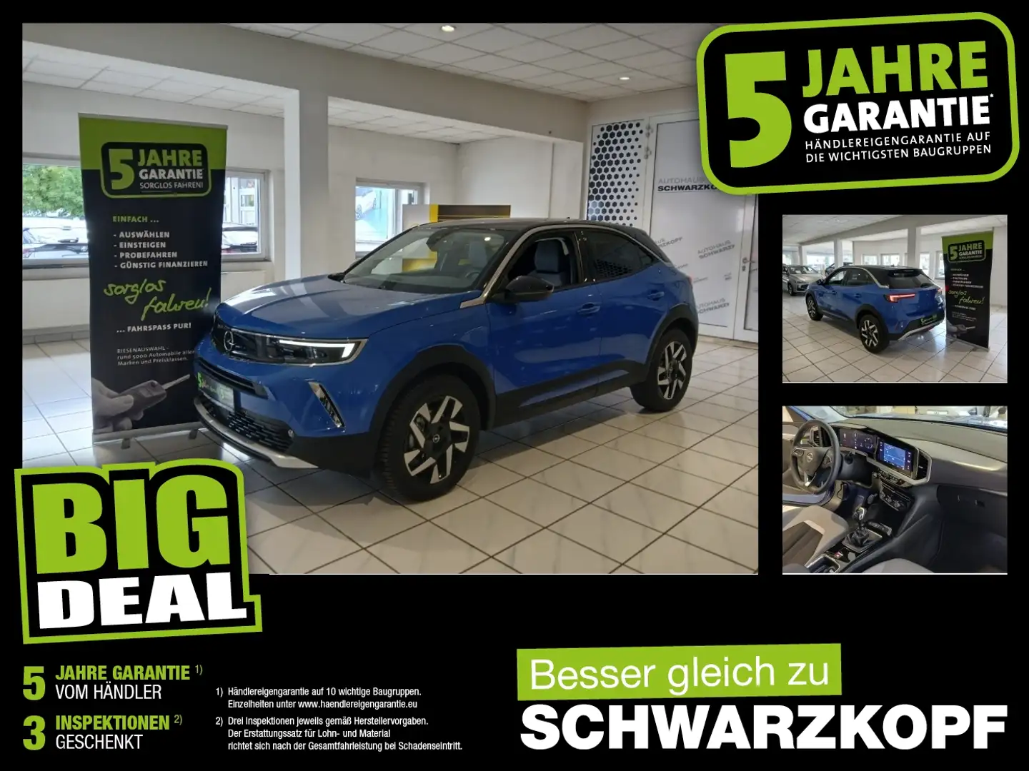 Opel Mokka 1.2T Navi,Rückfahrkamera,Parkpilot,LED Bleu - 1