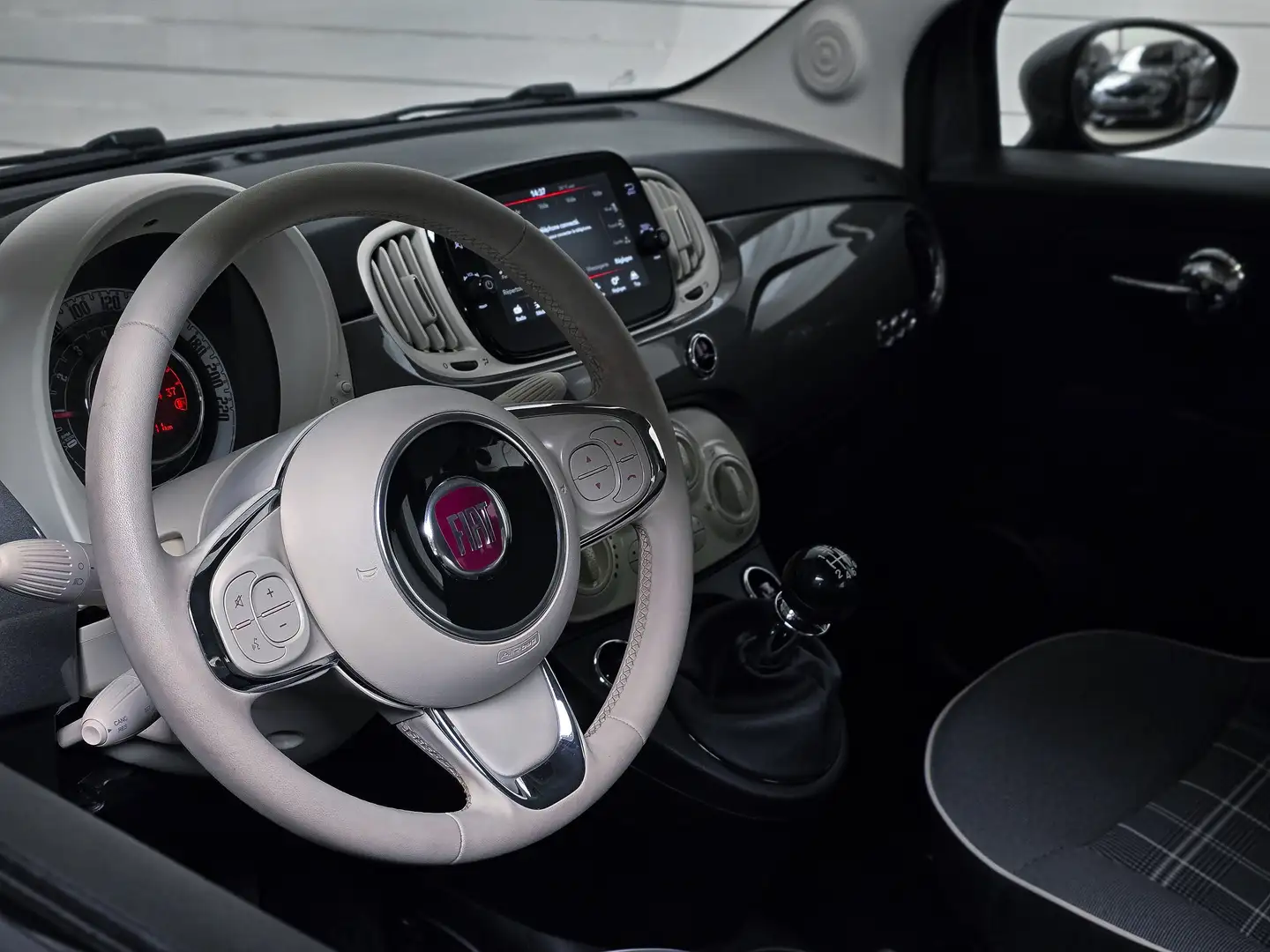 Fiat 500 ✖️ BLACK PACK | JANTES SPORT | TVA✔️ Gris - 2