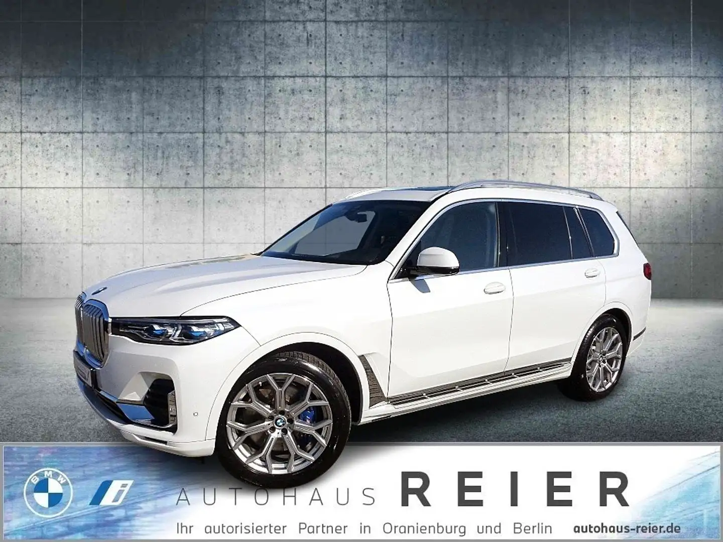 BMW X7 xDrive40d 21",HUD,PanoSky,BMW NV,Sthzg,AHK Blanc - 1