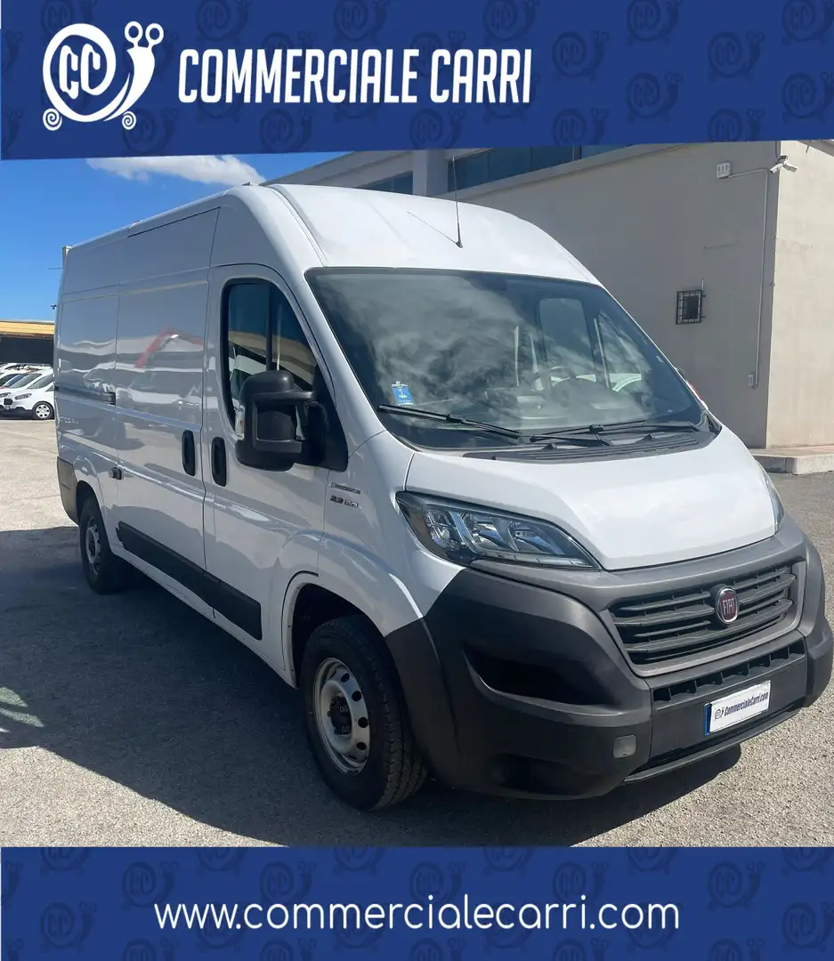 Fiat Ducato 30 MH2 2.3MJ FURGONE PASSO MEDIO T.ALTO 3 PTI-2020 Bianco - 1
