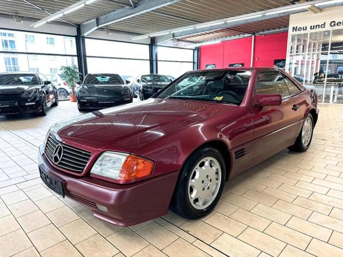 Mercedes-Benz 280 SL *KLIMAAUT+LEDER+HARDTOP+I.HD* 131TKM Rood - 2