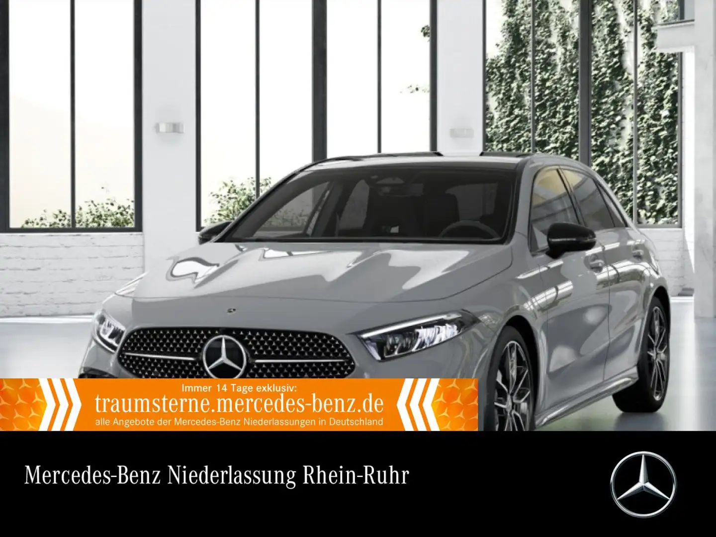 Mercedes-Benz A 200 AMG+NIGHT+PANO+LED+KAMERA+TOTW+KEYLESS+7G Grau - 1