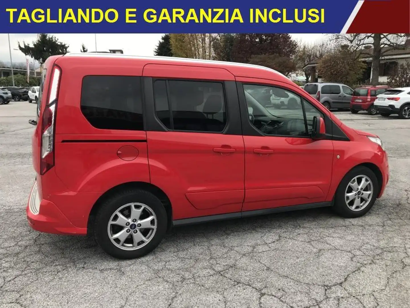 Ford Tourneo Connect 1.6 TDCi 115cv Titanium TETTO PANORAMICO!! Rosso - 2