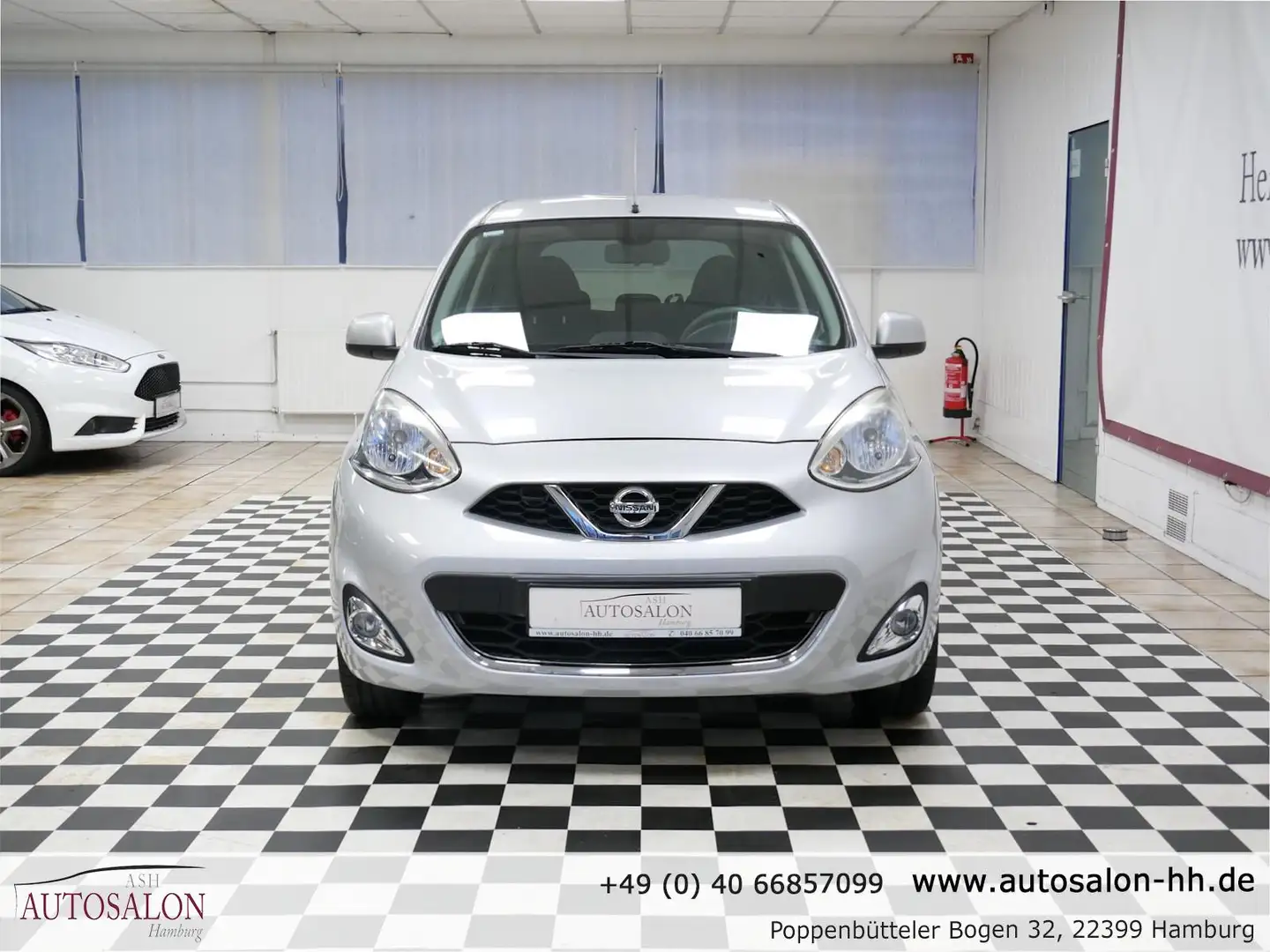 Nissan Micra N-Tec*1Vorb*Navi*PDC H*Sitzheiz.*MFL*Bluetooth* Silber - 2