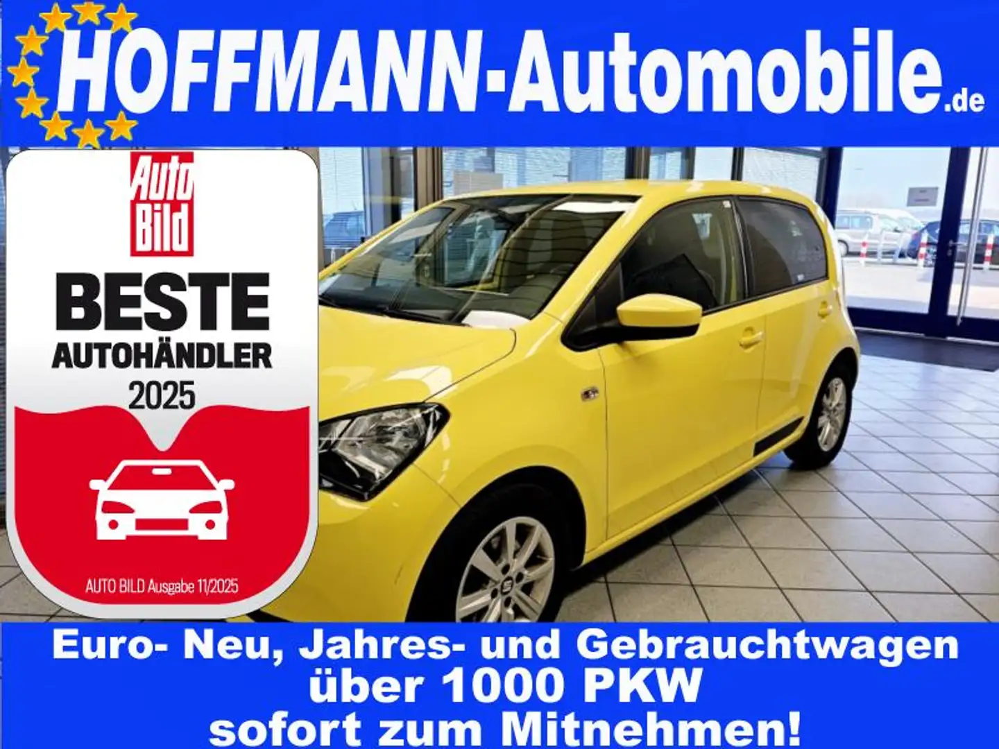SEAT Mii PDC,BT,Tempomat,Sunset,Klimaanlage Gelb - 1