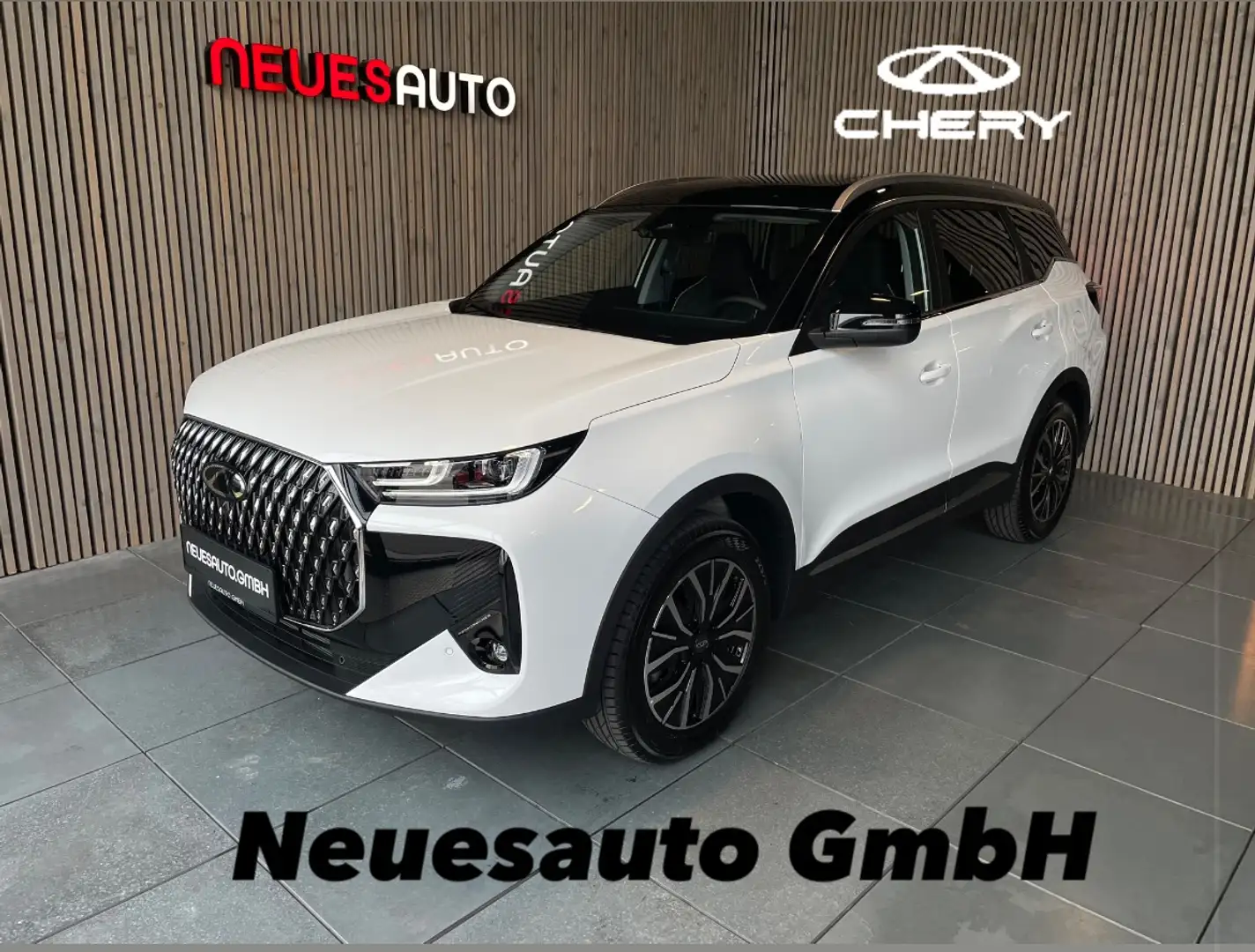 Chery Tiggo TIGGO 7 HEV UNIQUE *7 Jahre Gar.*540°Kam.*Pano* Weiß - 1