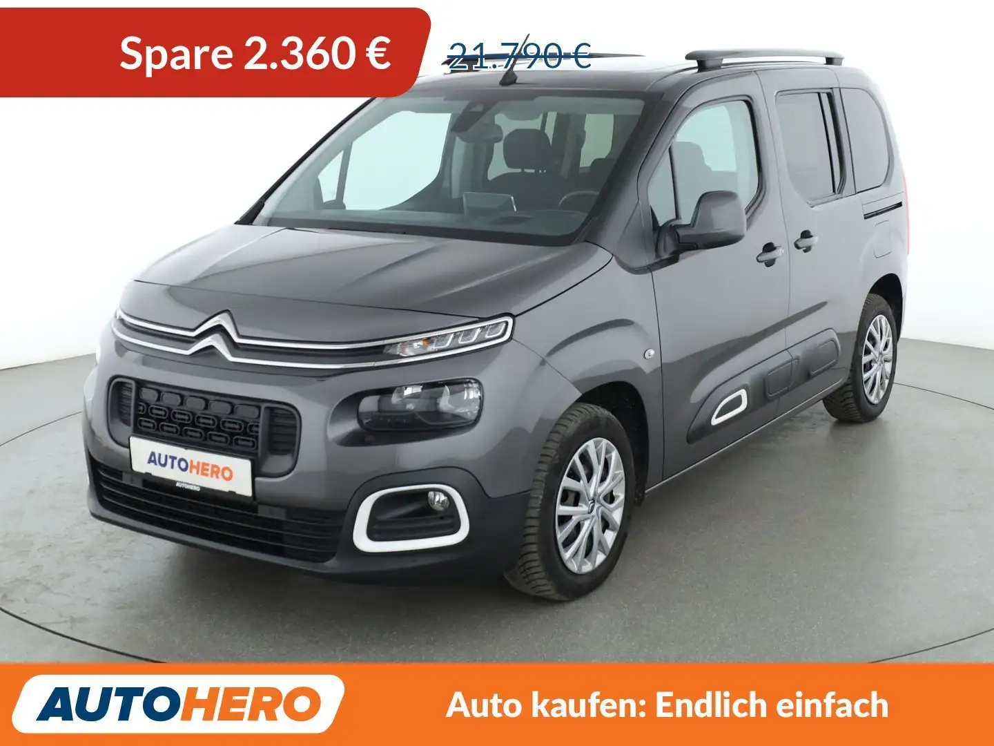 Citroen Berlingo 1.2 PureTech Shine M*TEMPO*CAM*PDC*SHZ*KLIMA* Grau - 1