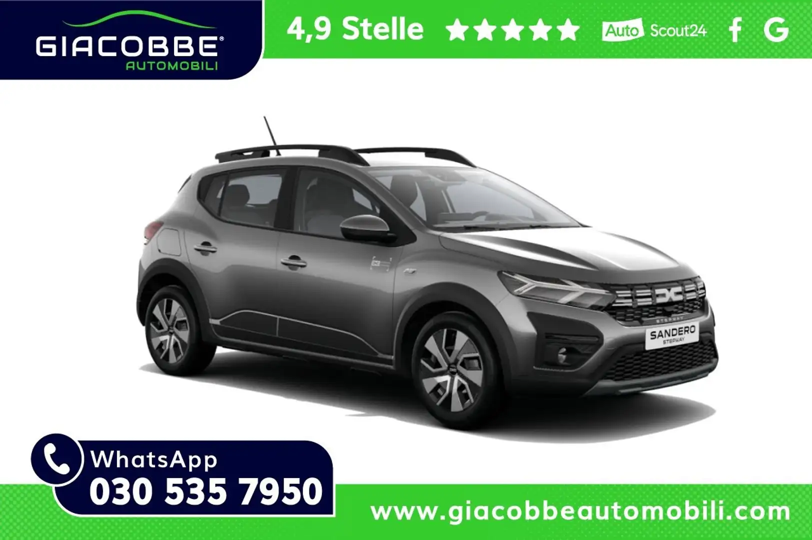 Dacia Sandero 🔥Stepway 100CV GPL EXPRESSION🔥 Grigio - 1