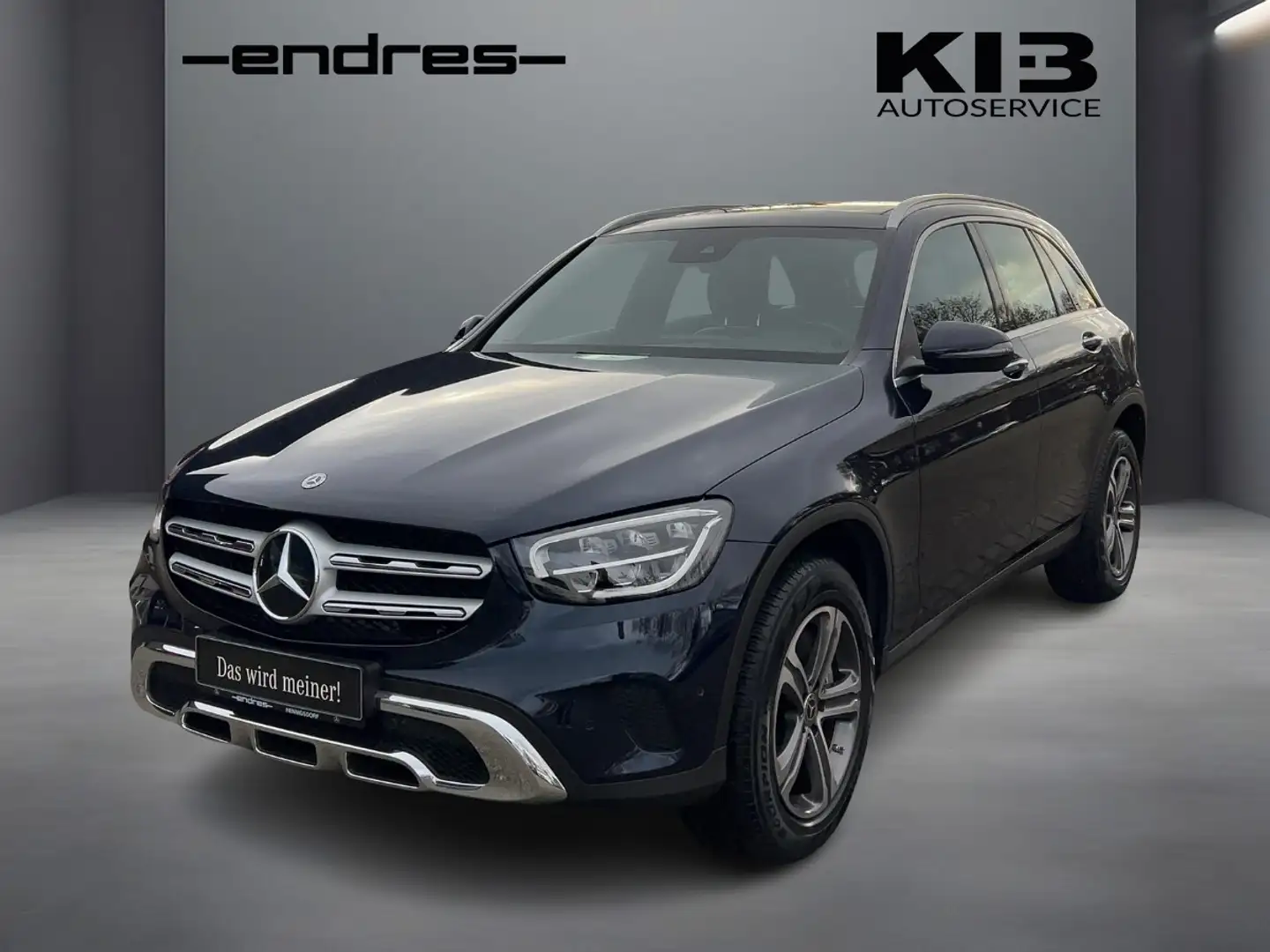 Mercedes-Benz GLC 300 e 4Matic +Exclusive+Pano+LED+MBUX+AHK Blauw - 1