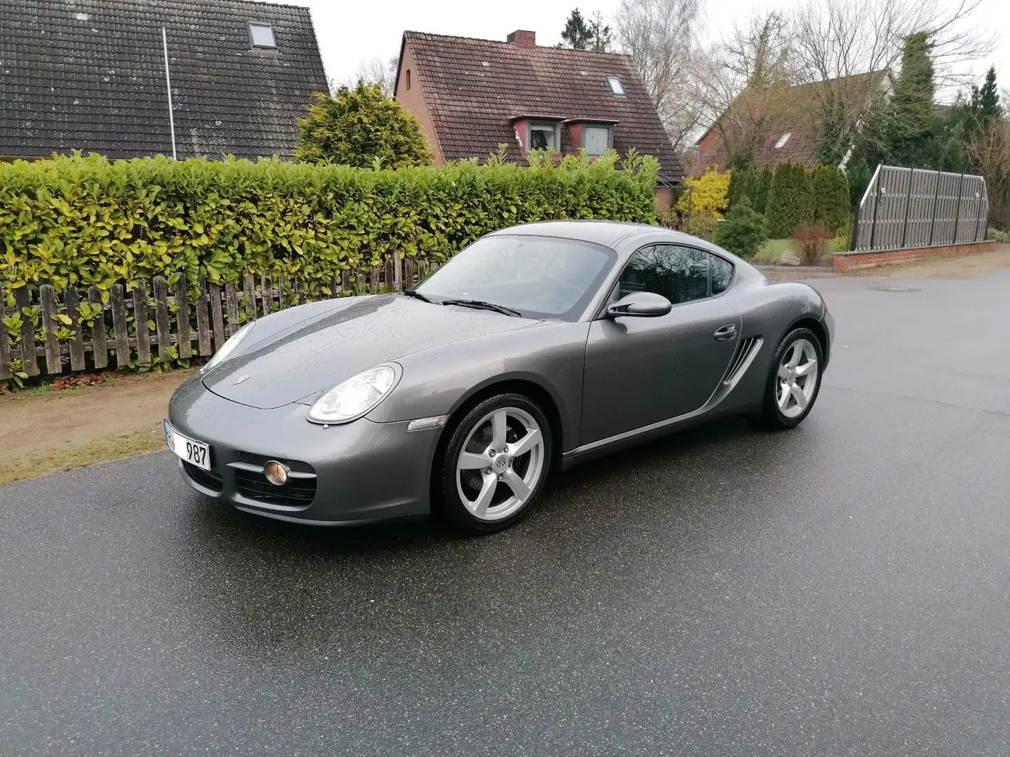 Porsche Cayman Meteorgrau*BiXen*lückenl SH*100% Original Grau - 2