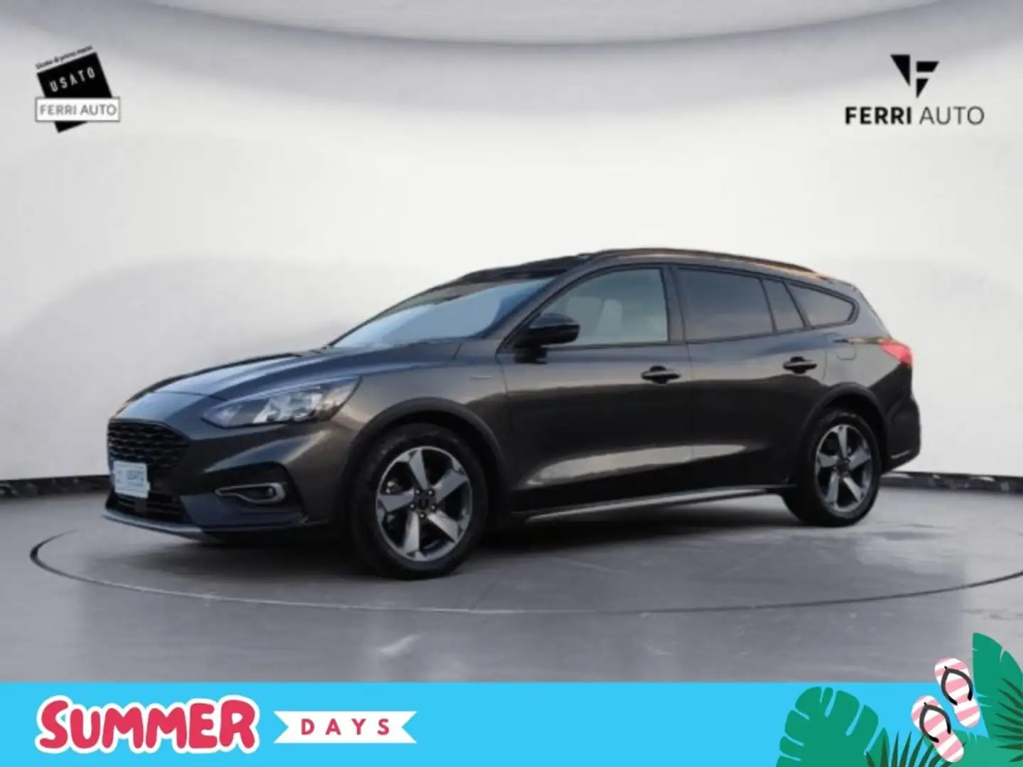 Ford Focus 2.0 EcoBlue 150 CV automatico SW Active V Co-Pilot Grigio - 1