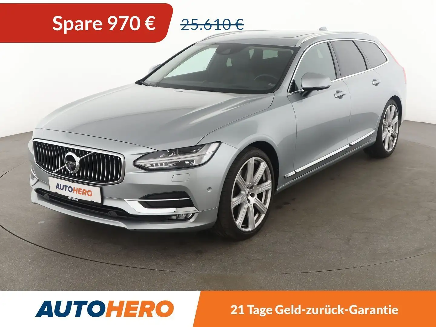 Volvo V90 2.0 T5 Inscription Aut.*NAVI*HEAD-UP*LED*ACC*CAM* Grau - 1