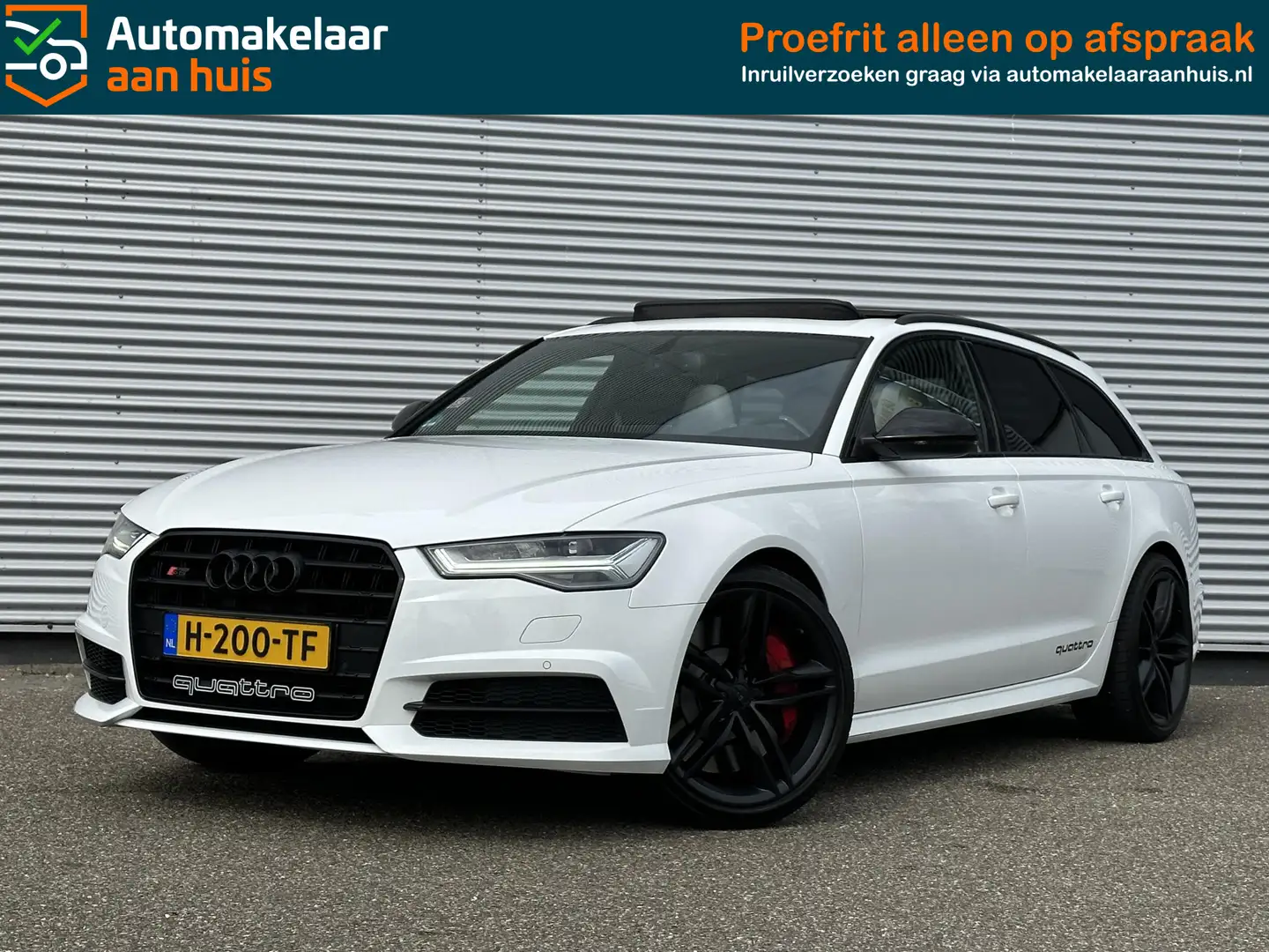 Audi S6 4.0TFSI 450PK S6 DAK BOSE 21INCH DEALERONDERHOUDEN Blanc - 1