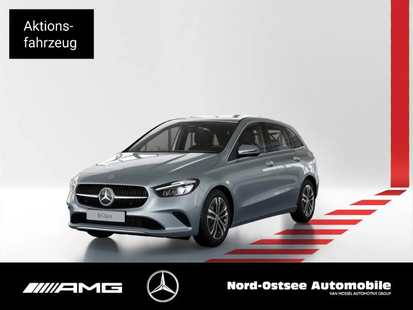 Mercedes-Benz B 180 PROGRESSIVE WINTER-P. DISTR. SOUND KEYLESS Silber - 1