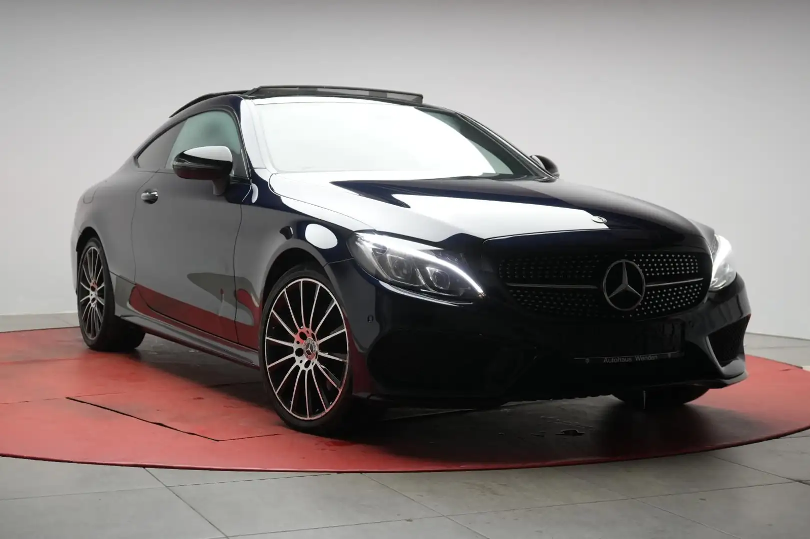 Mercedes-Benz C 220 d Coupe 9G-Tronic AMG Navi/Leder/Temp/Burm Blau - 1