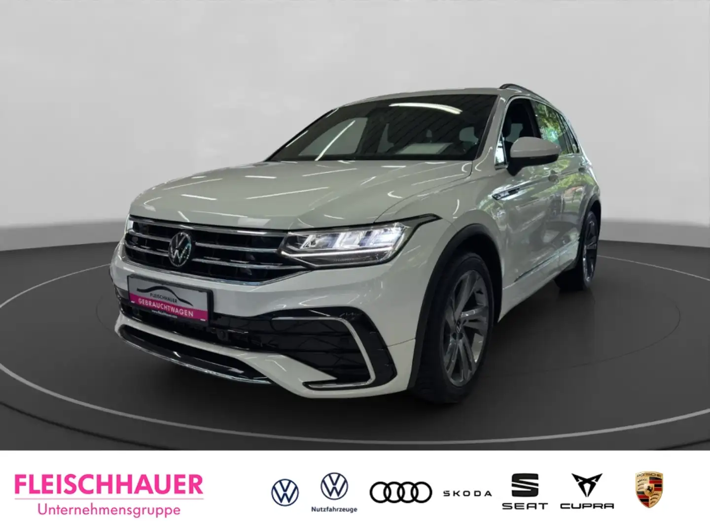 Volkswagen Tiguan 1.5 TSI R-Line LED+DC+PANO+ACC+CARPLAY+RFK+SHZ Weiß - 1