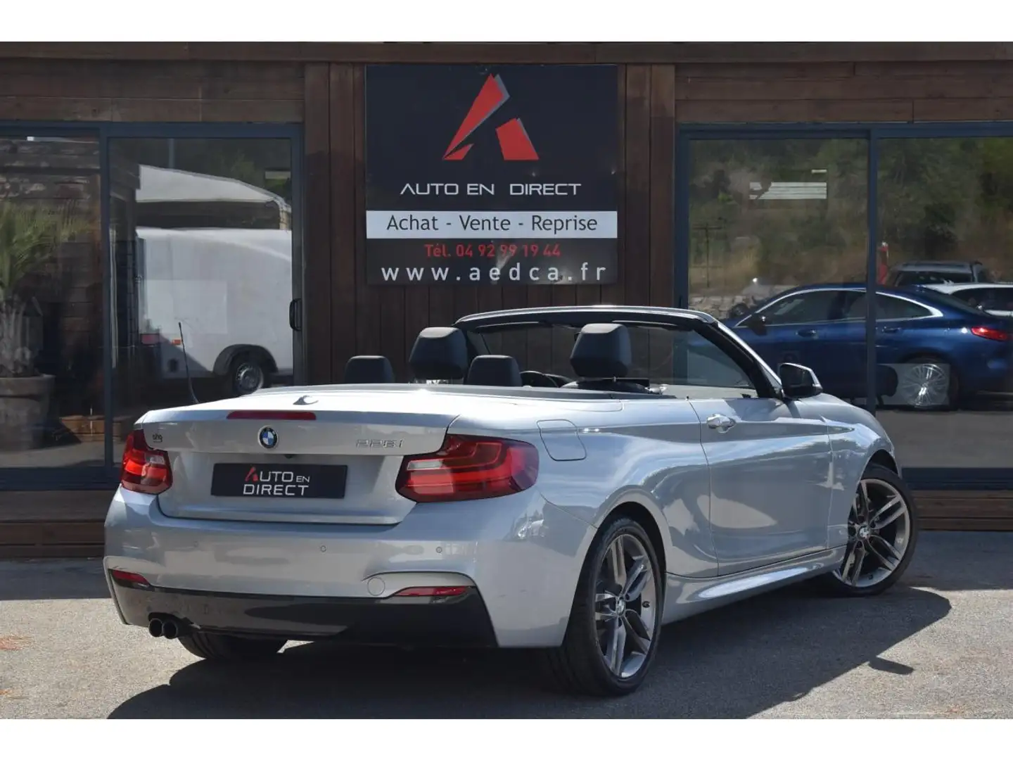 BMW 228 228i Cabriolet - BVA  CABRIOLET F23 M Sport PHASE 1 Grau - 2