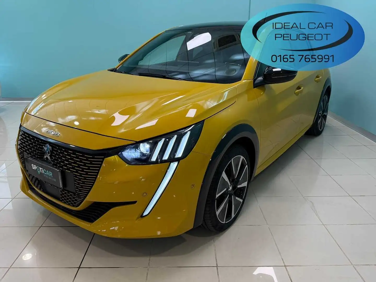 Peugeot 208 2ª serie motore elettrico 136 CV 5 porte GT Line Geel - 2