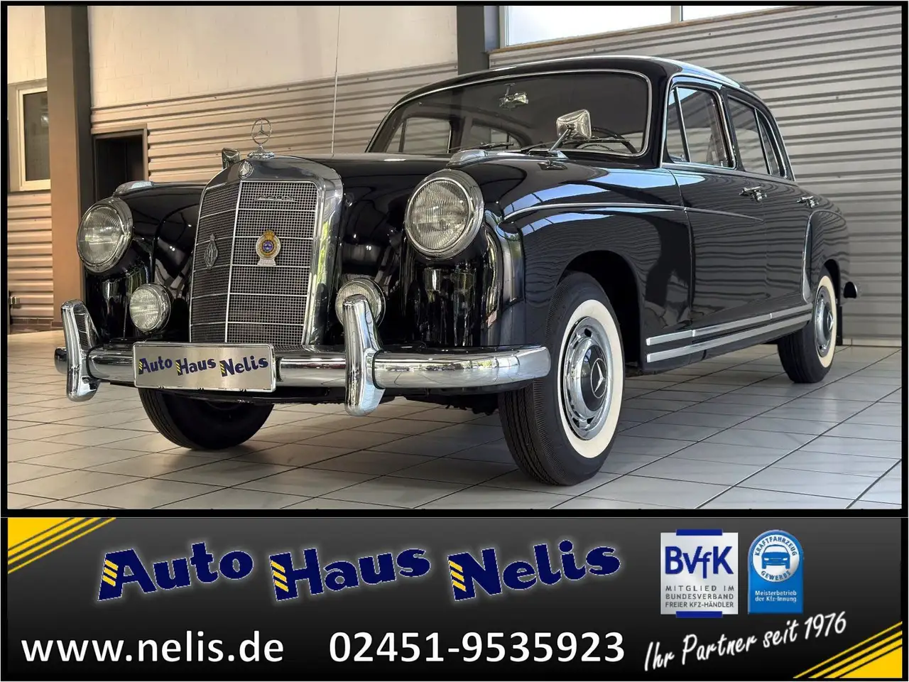 Mercedes-Benz 220 S Ponton hervorragender Zustand schöne Histo, foto 1