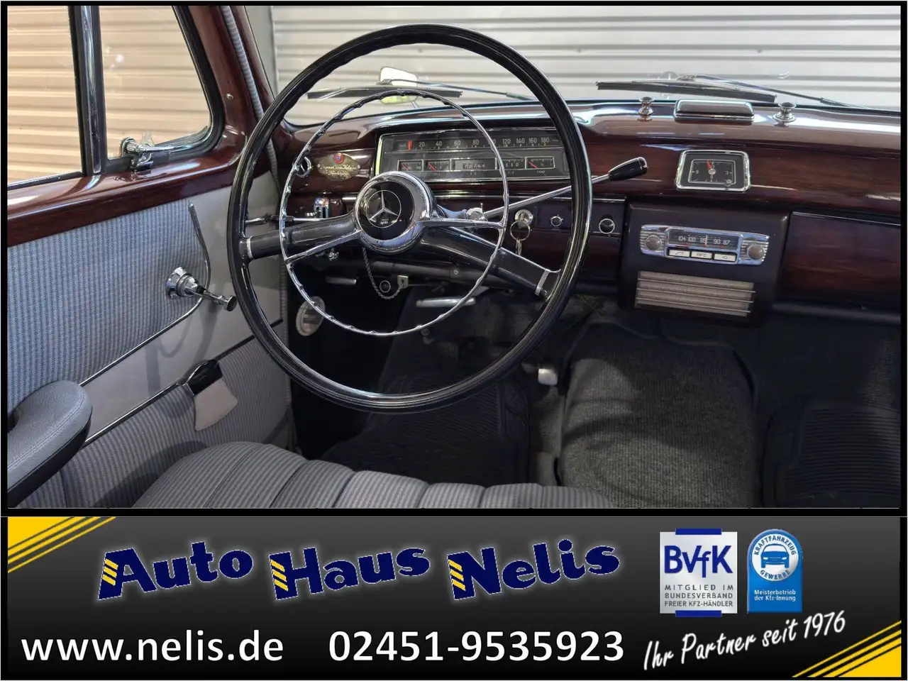 Mercedes-Benz 220 S Ponton hervorragender Zustand schöne Histo, foto 10