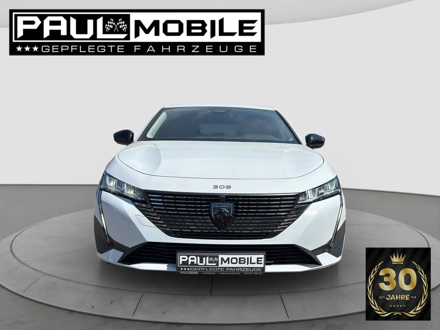 Peugeot 308 130 EAT8 Allure Navi ACC LED 360° AppleAndroid Weiß - 2