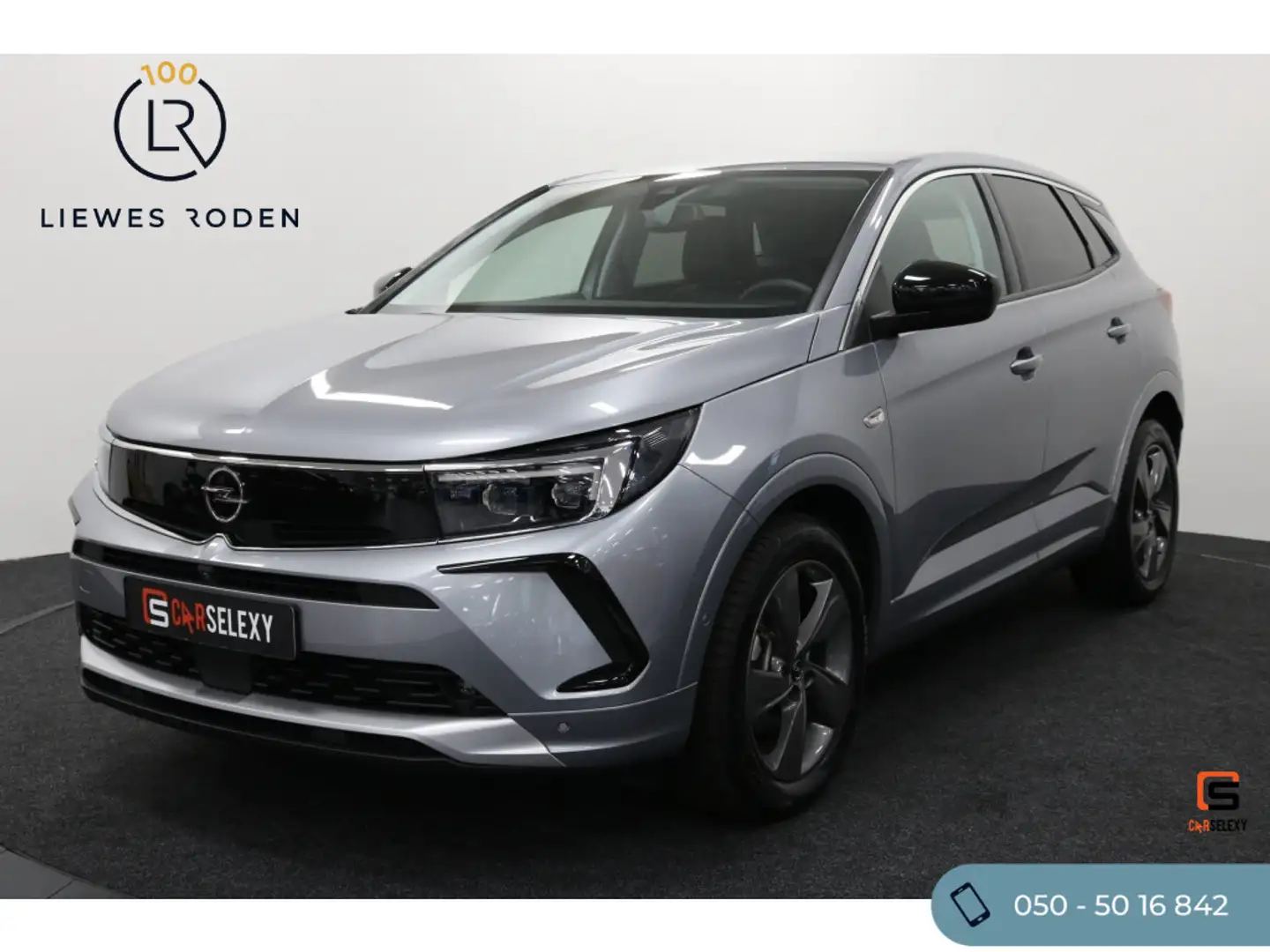 Opel Grandland 1.2 Turbo Elegance Grijs - 1