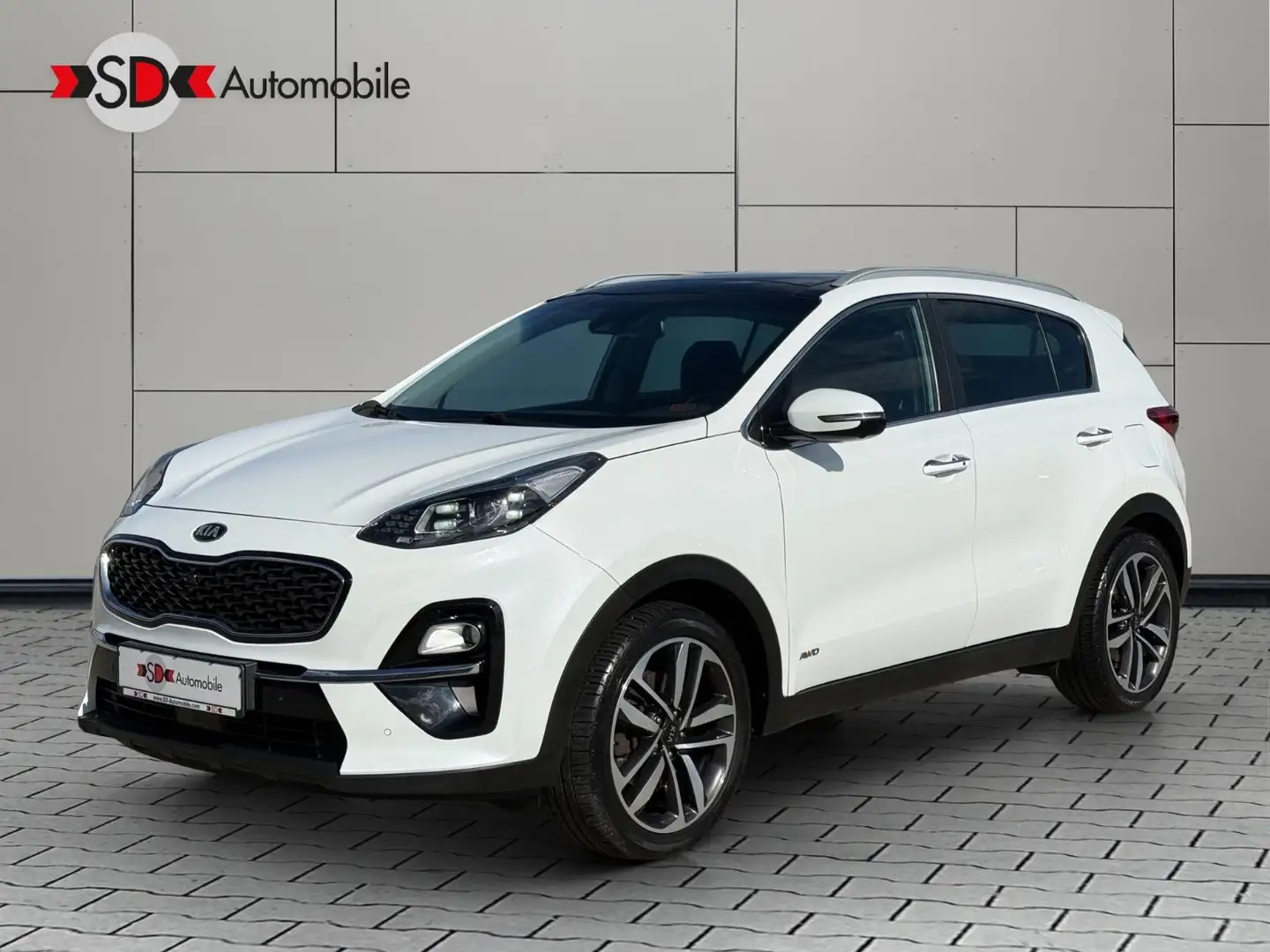 Kia Sportage 2.0 CRDi Spirit 4WD Pano. LED AHK Leder Weiß - 2